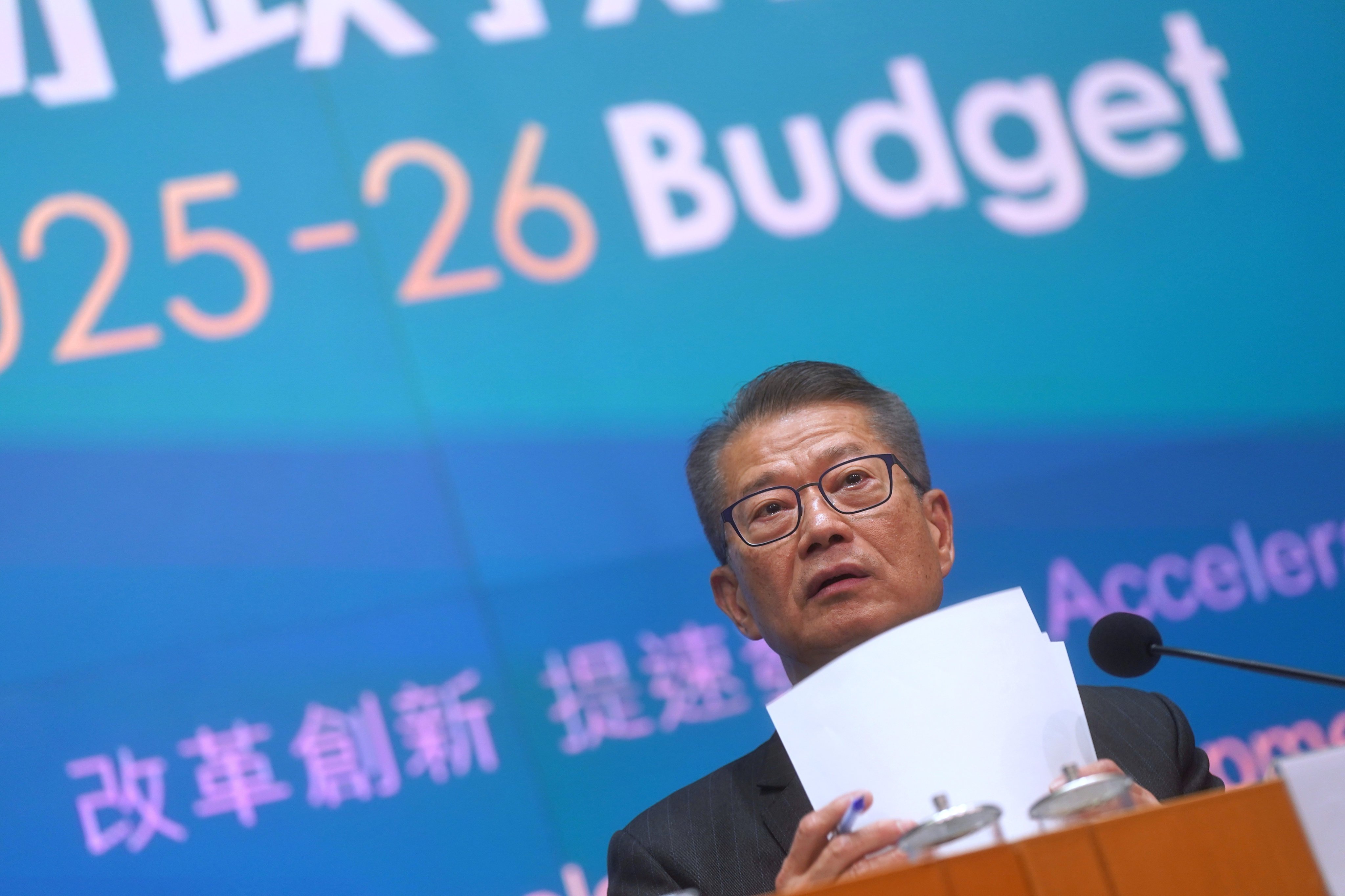 Financial Secretary Paul Chan has ruled out introducing any form of GST or sales tax, arguing they could undermine the city’s competitiveness. Photo: Elson Li