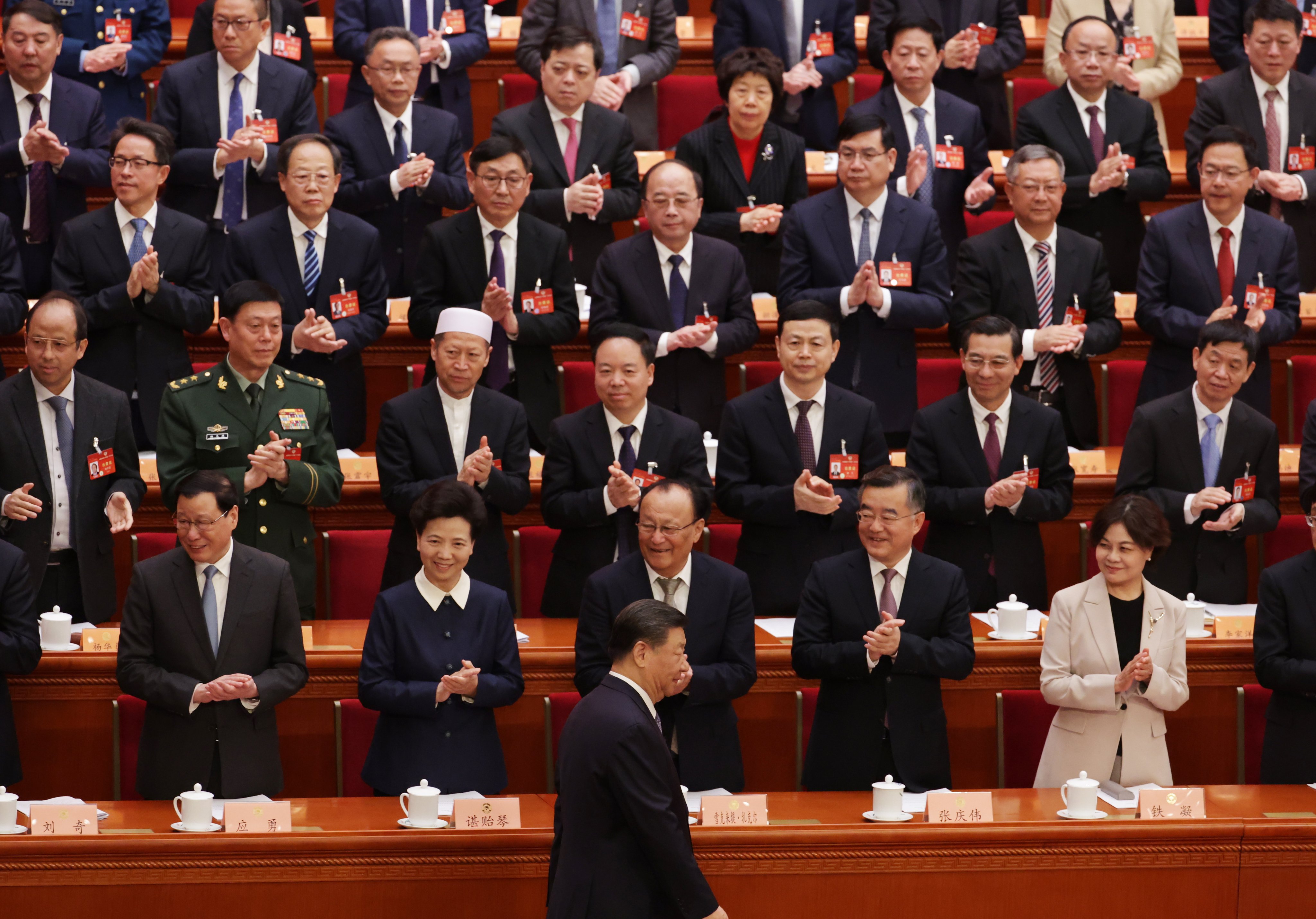 The focus of this year’s “two sessions” is expected to be on the domestic challenges of restoring confidence and tackling economic pressures, while dealing with the uncertainties of Washington’s shifting policies. Photo: EPA-EFE