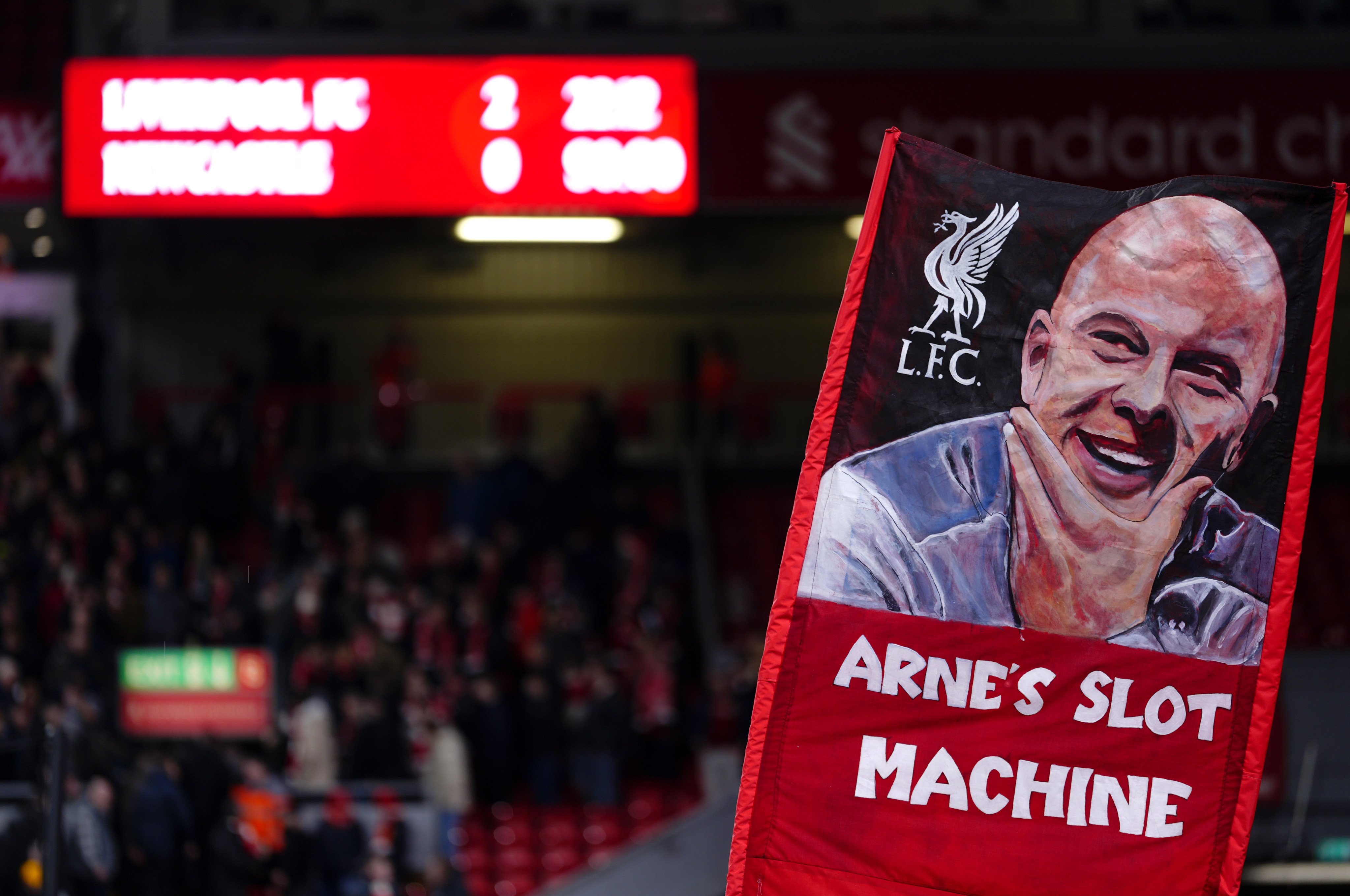 Liverpool fans are preparing to celebrate the English Premier League title in manager Arne Slot’s debut campaign. Photo: dpa