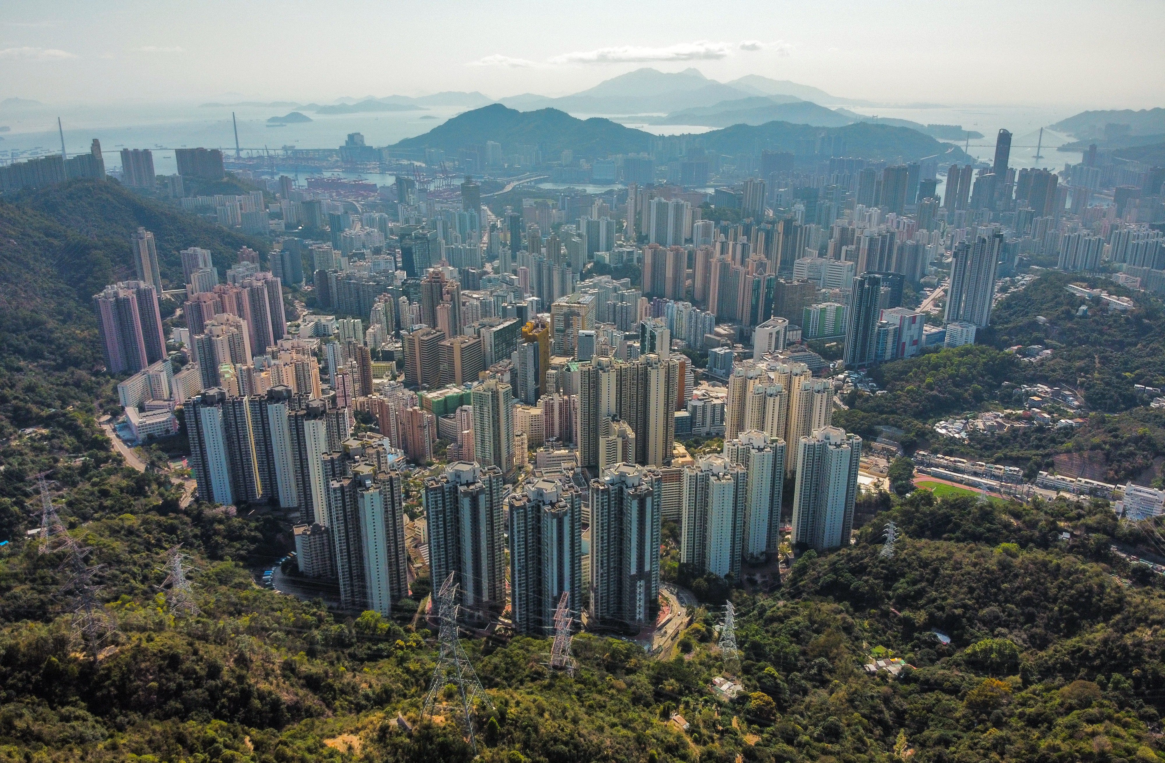 The Tsuen Wan area. Along with other redevelopments and projects, 13,700 private flats were expected to be created in the coming financial year, 500 above the official target. Photo: Sun Yeung