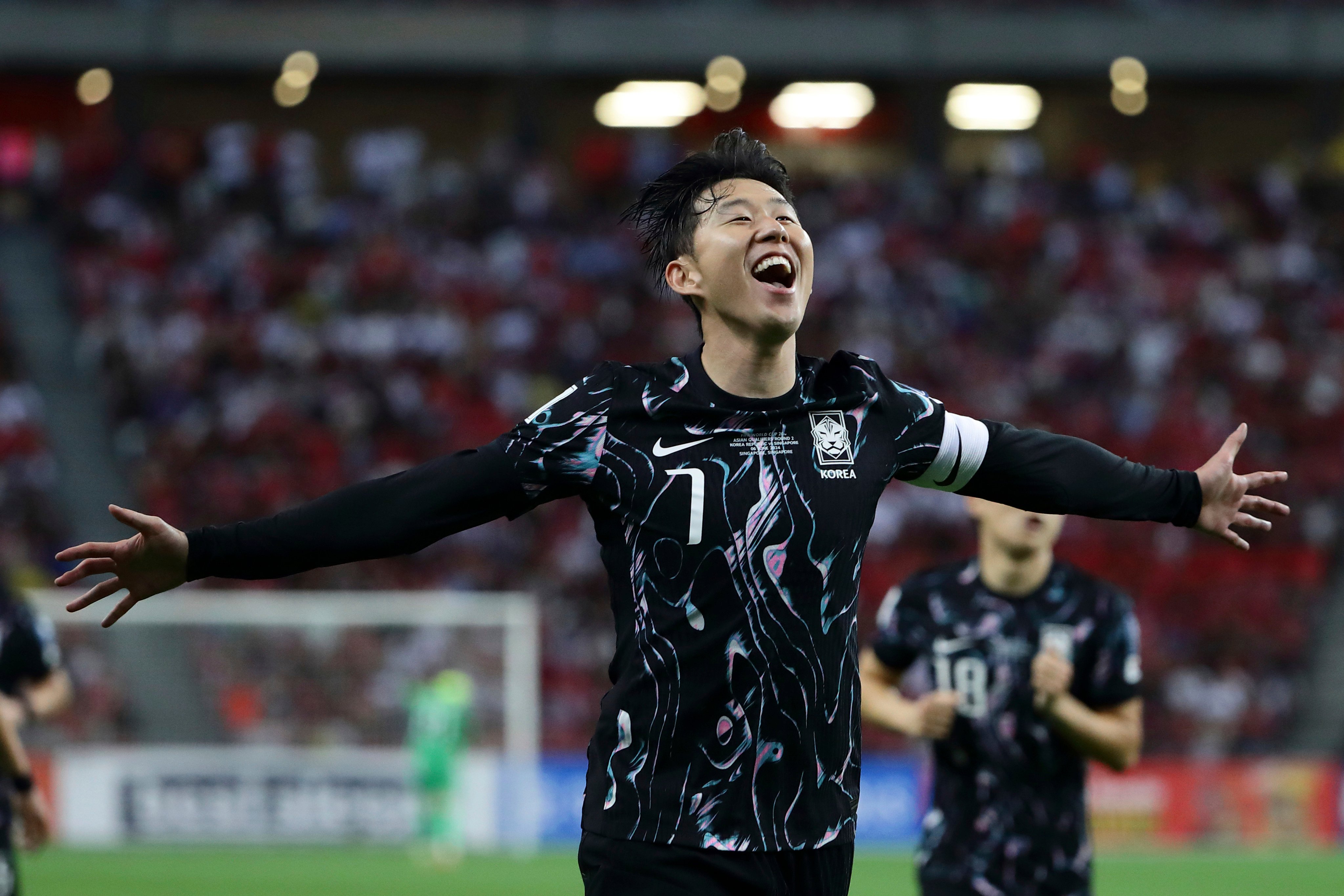 Son Heung-min’s national association is bidding to stage the Asian Cup in 2031. Photo: AP