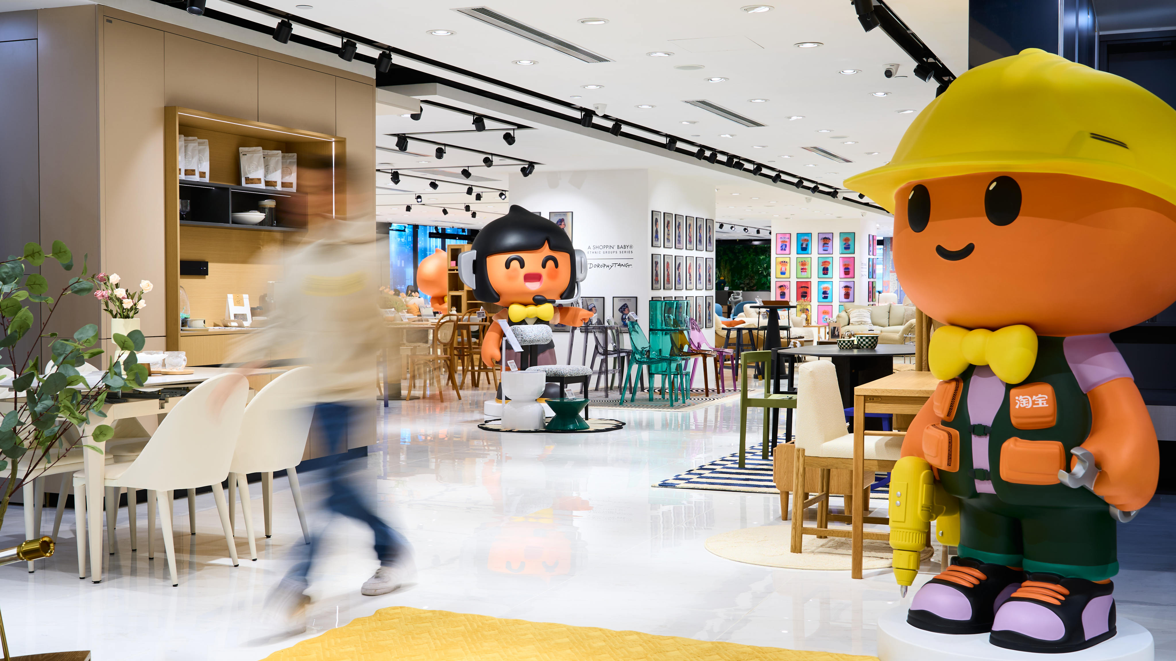 Taobao, in partnership with PapaHome, has opened a store in Tsim Sha Tsui. Photo: Handout