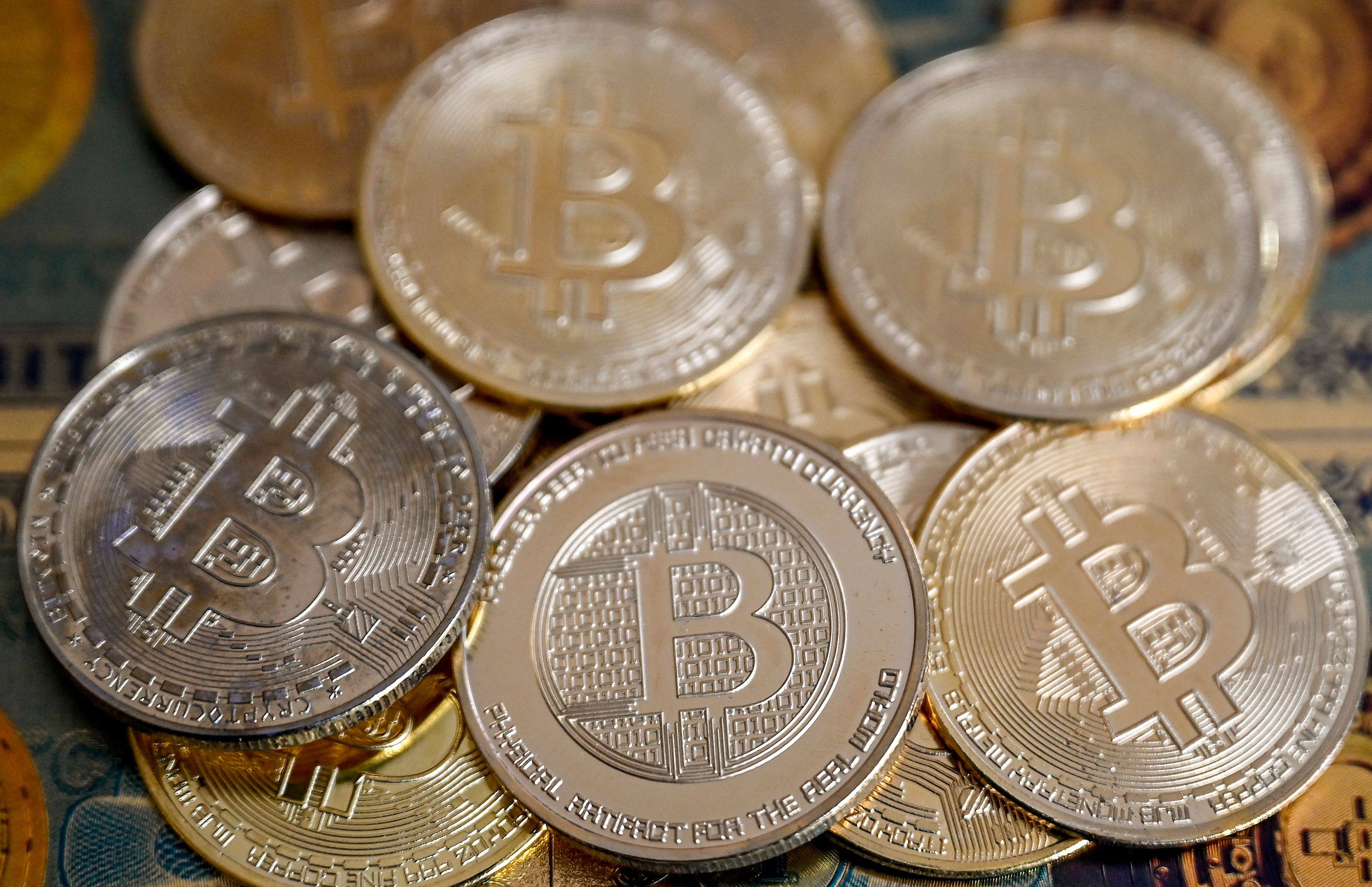 Bitcoin has soared following Trump’s announcement of a list of cryptocurrencies to be included in a new US strategic reserve. Photo: AFP