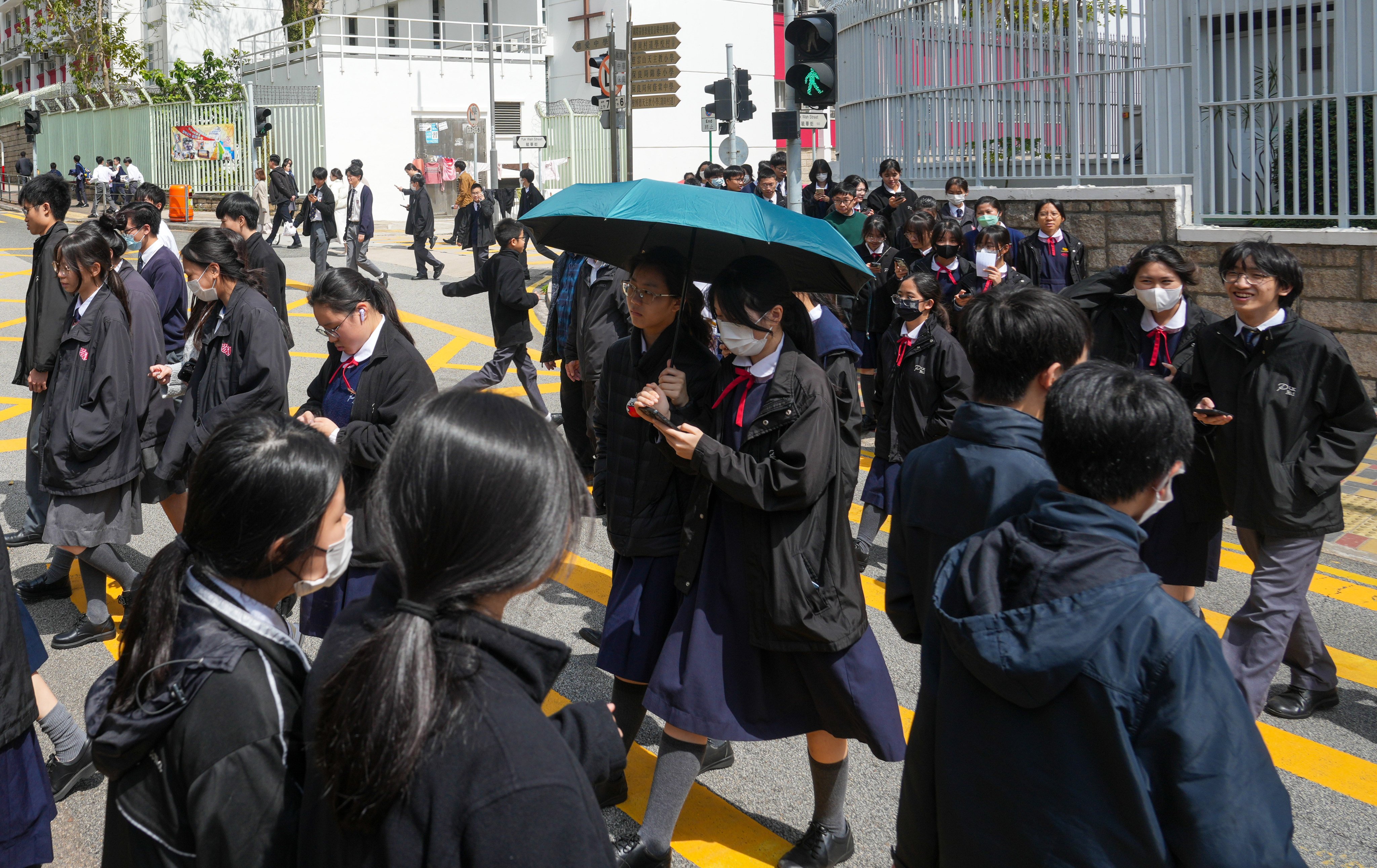 Around one in five primary and secondary school students were overweight in the 2022-2023 academic year, according to the latest Department of Health data released last June. Photo: Sam Tsang
