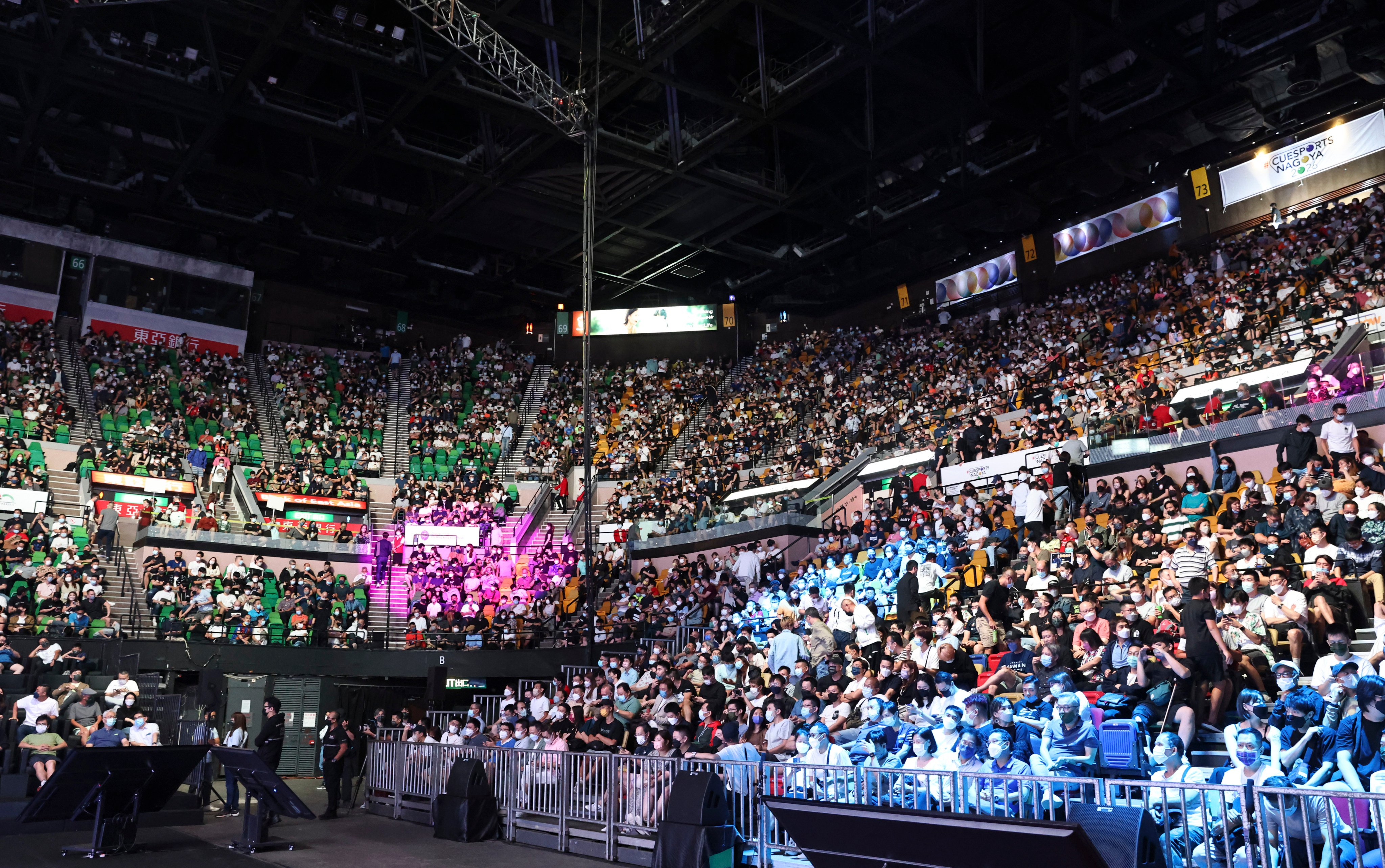 The audience at the Hong Kong Masters final between Marco Fu and Ronnie O’Sullivan at the city’s Coliseum was eye-opening. Photo: K.Y. Cheng