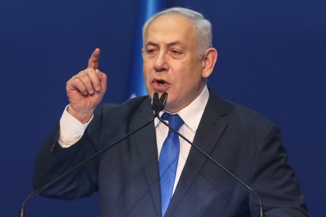 Israeli Prime Minister, Benjamin Netanyahu in Tel Aviv, Israel on Monday. Photo: dpa