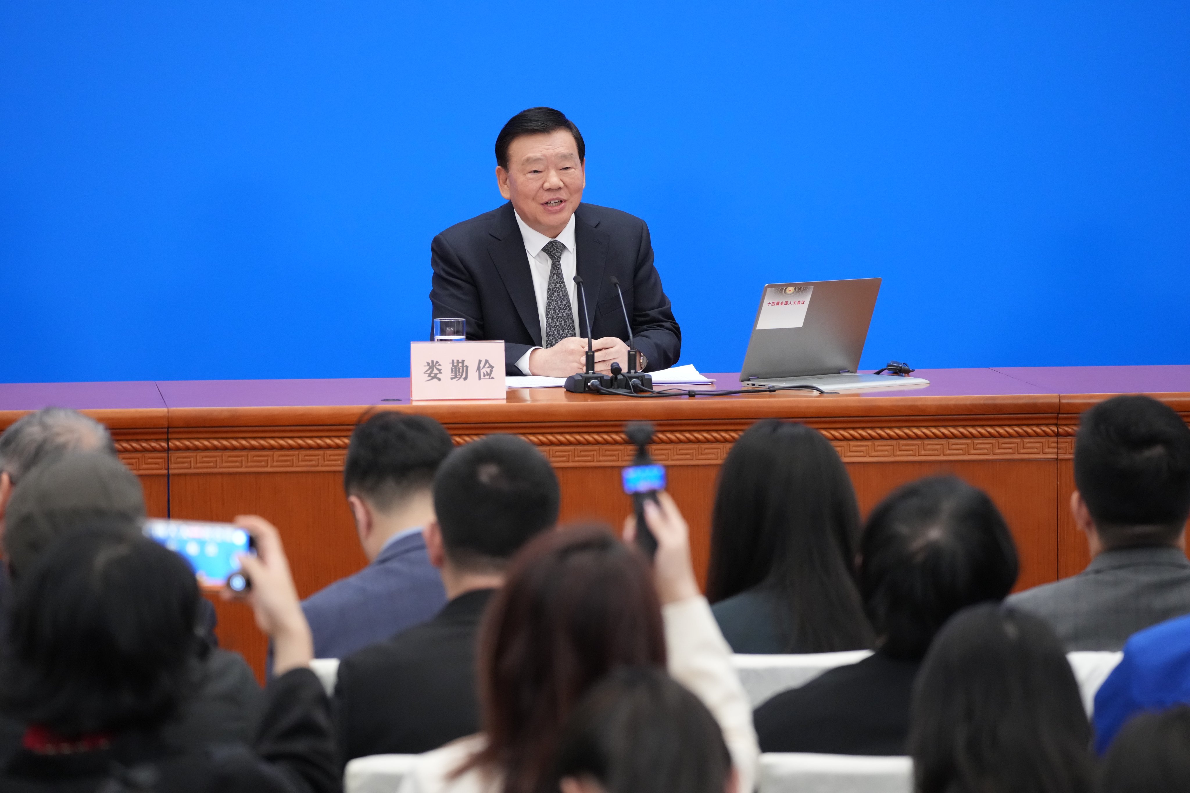 Lou Qinjian, spokesman for the National People’s Congress, has said Hong Kong is an important window for the nation’s opening up. Photo: Xinhua