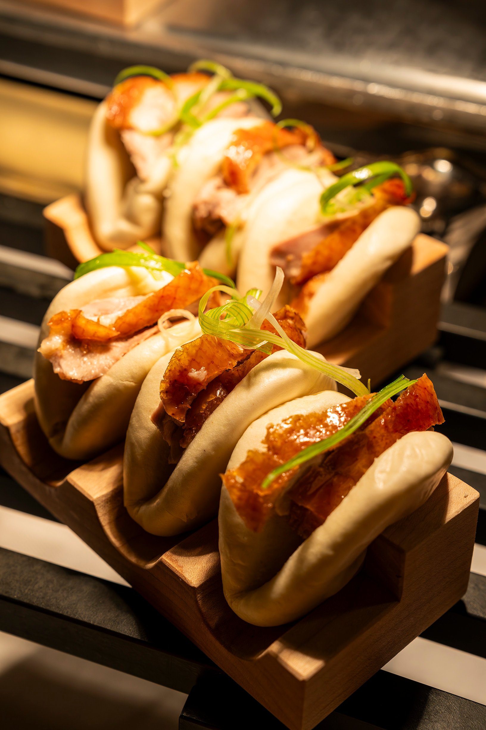 Peking duck bao at Mar’s Lunar New Year Party 2025. Photo: Wynn Las Vegas