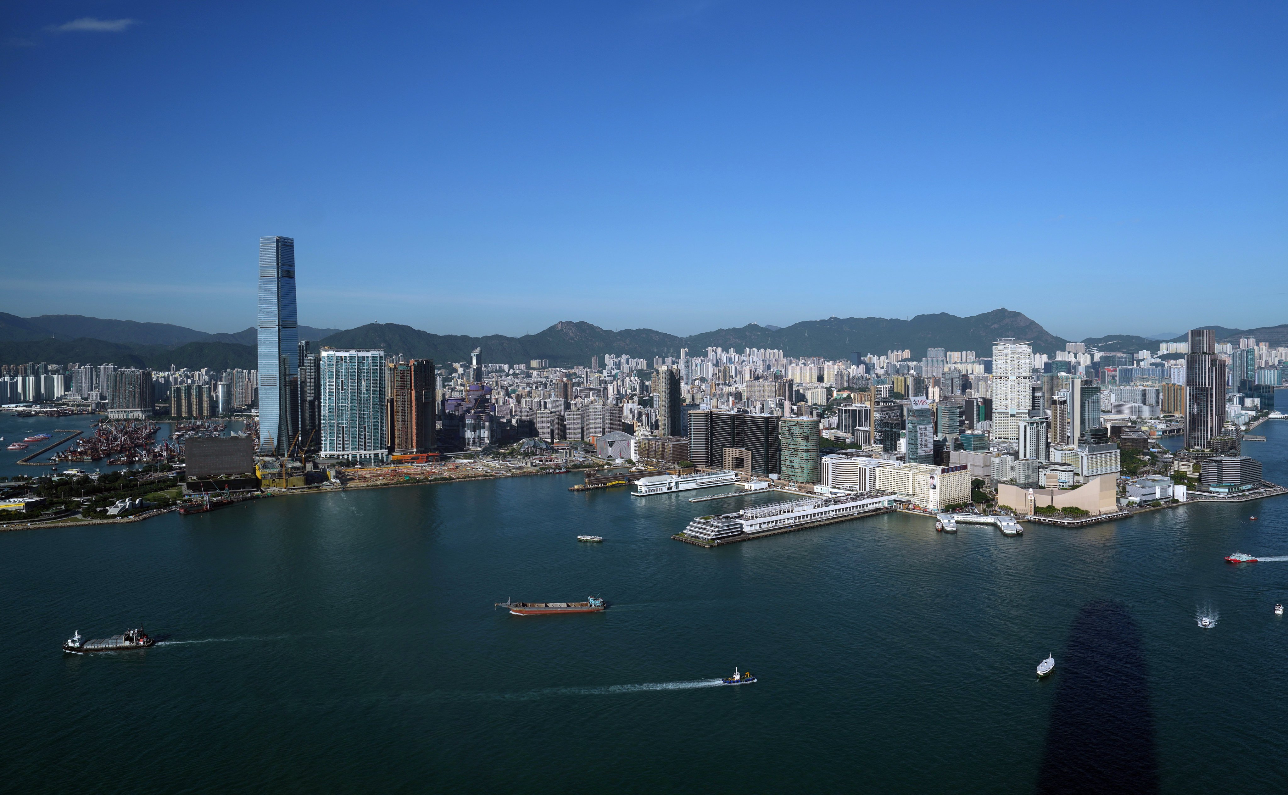 A view of Kowloon, looking across Victoria Harbour. Photo: Elson Li