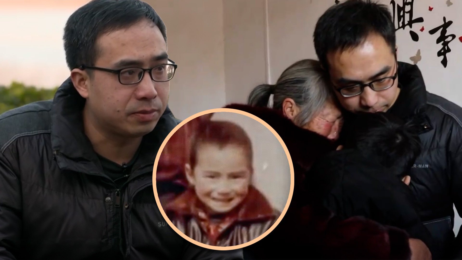 A shop owner in China has discovered he was adopted during a family row, then been doubly shocked to find that his biological sister lived just 500 metres away. Photo: SCMP composite/CCTV