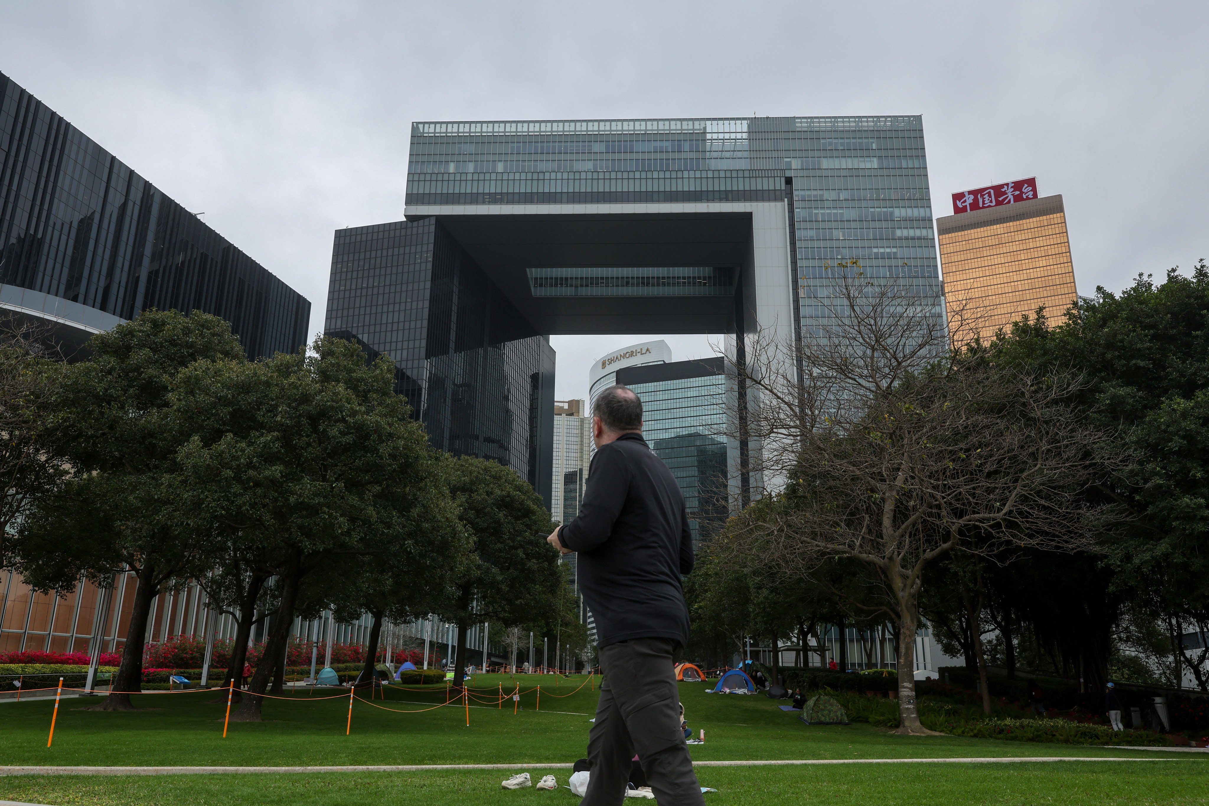 The Hong Kong government’s headquarters in Admiralty on February 22. Photo: Edmond So