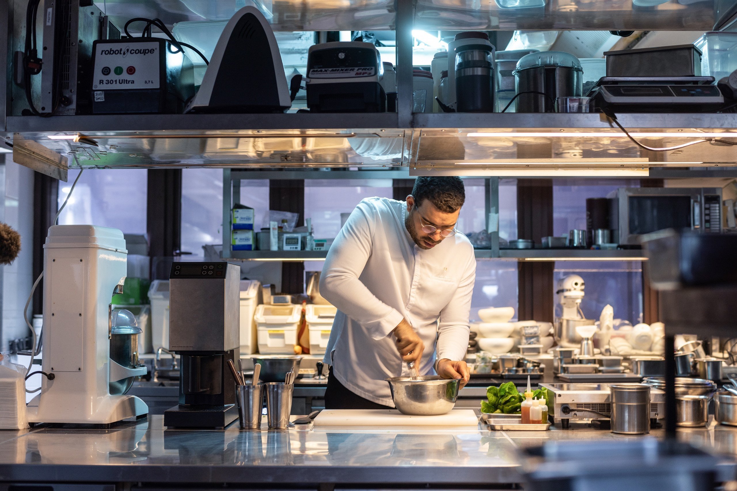 Joris Rousseau, executive chef of the Michelin-star restaurant Feuille in Hong Kong, is dedicated to creating “nature-inspired” dishes using sustainable ingredients.