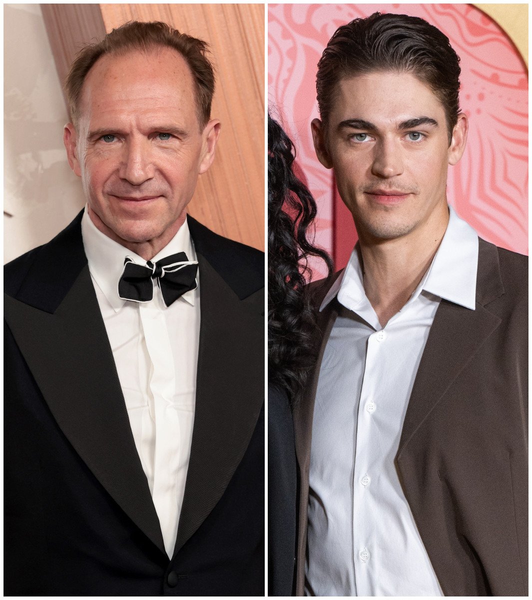 Ralph Fiennes and his nephew Hero Fiennes Tiffin are both actors. Photos: Getty Images, WireImage