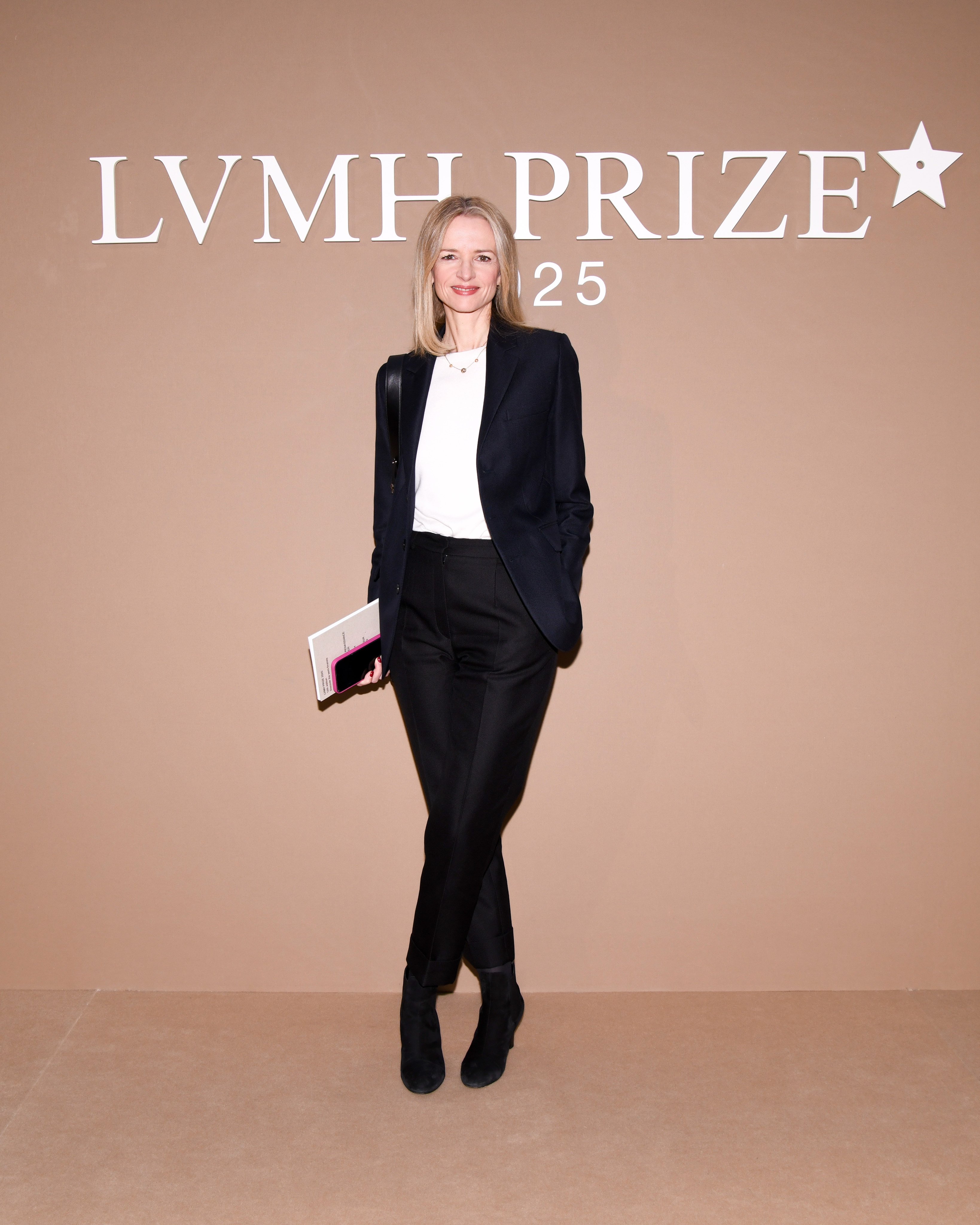 Dior CEO and LVMH Prize founder Delphine Arnault photographed at the 2025 edition of the LVMH Prize in Paris. Photos: handout