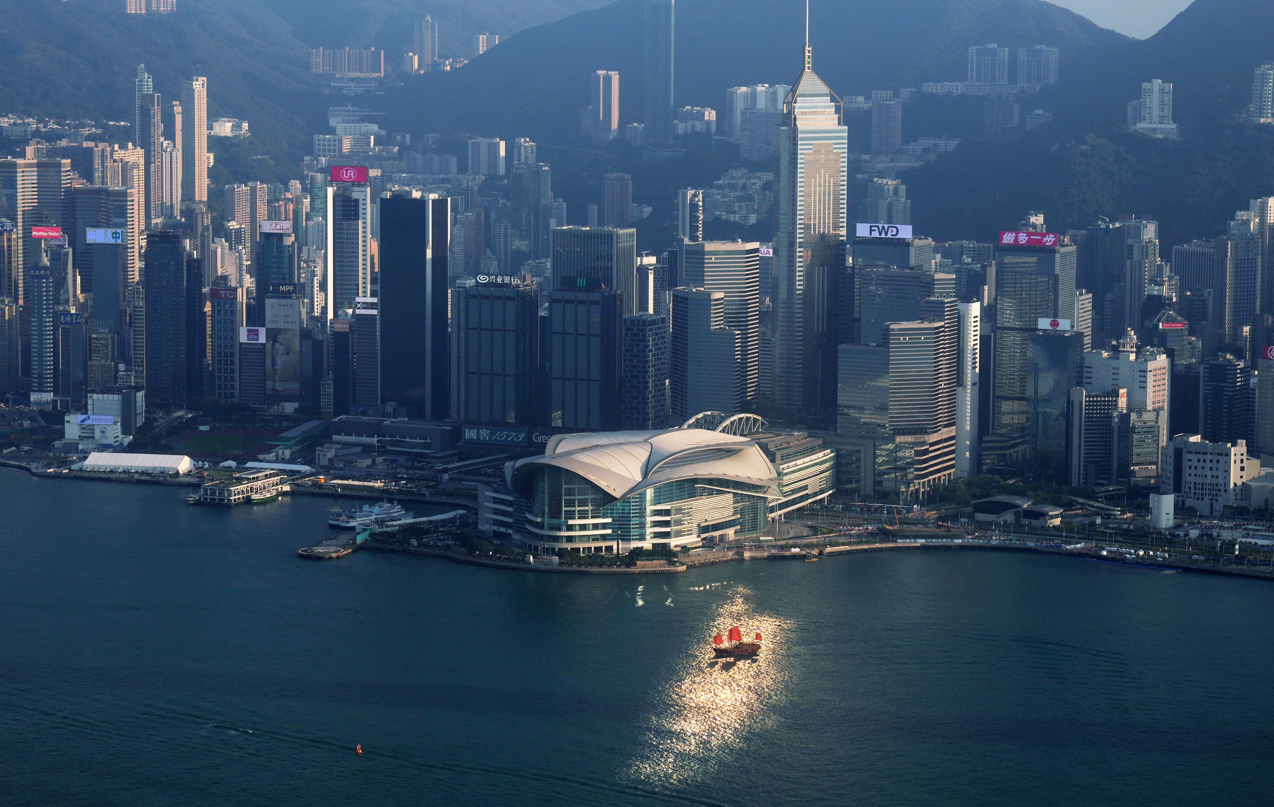 Hong Kong’s city skyline. Beijing’s top man in Hong Kong has called on the city to capitalise on the institutional advantages of the one country, two systems model. Photo: Sam Tsang