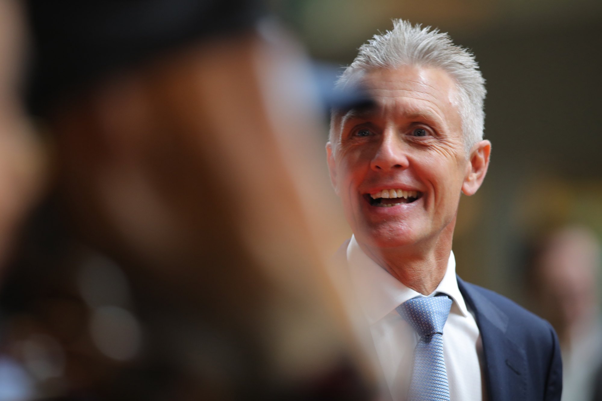 Mark Newnham enjoys a recent winner.