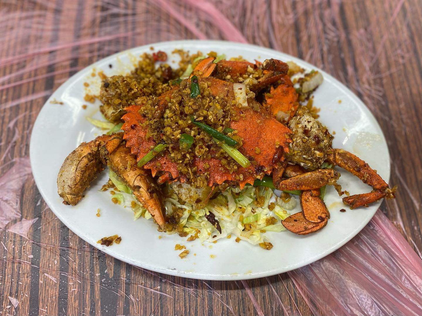 Spicy Crab at Oi Man Sang dai pai dong. Photo: Instagram/chanwook_ie