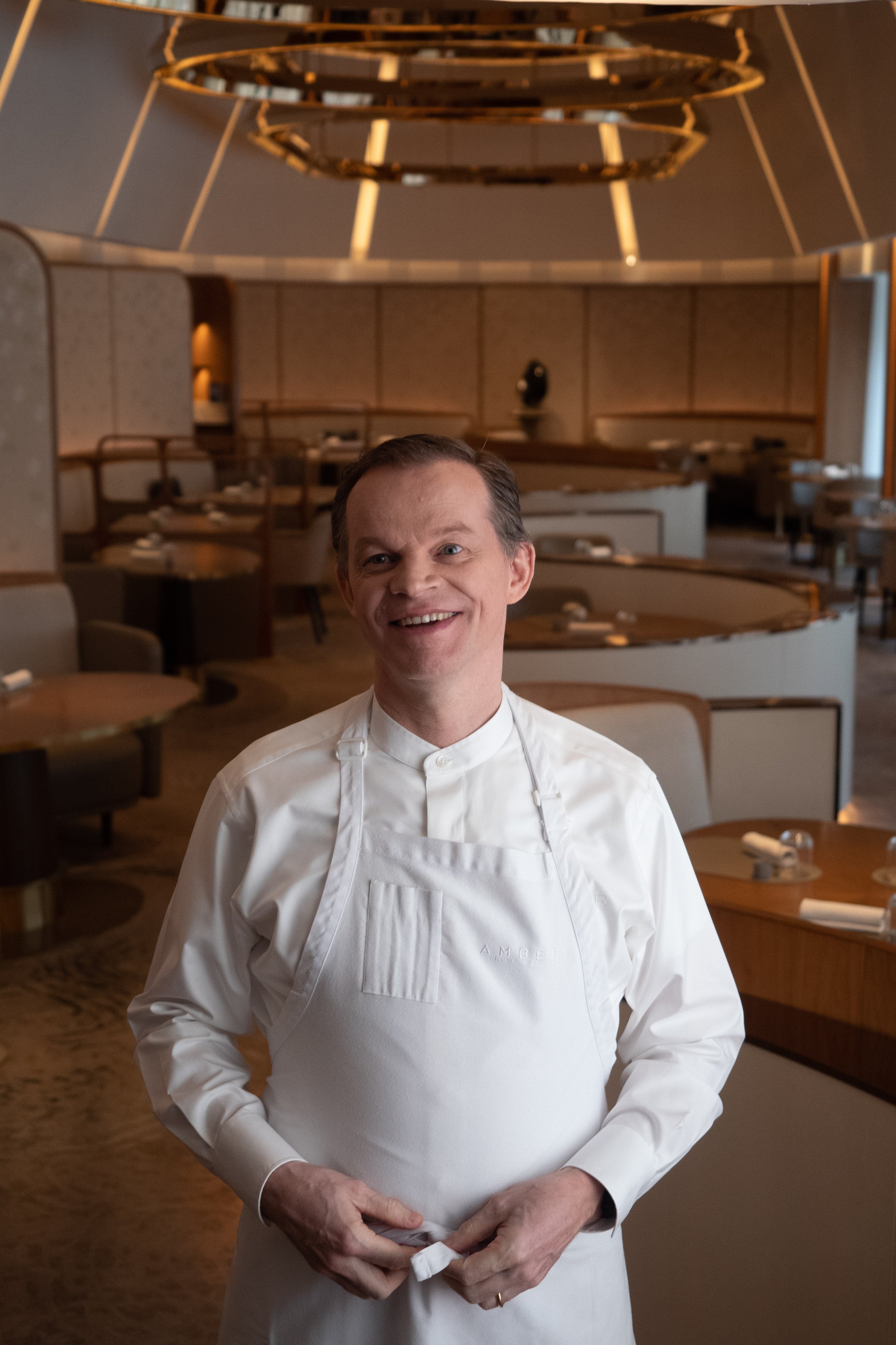 Amber culinary director Richard Ekkebus. The restaurant in Hong Kong’s Central business district received its third Michelin star in the Michelin Guide Hong Kong and Macau 2025. Photo: Discovery