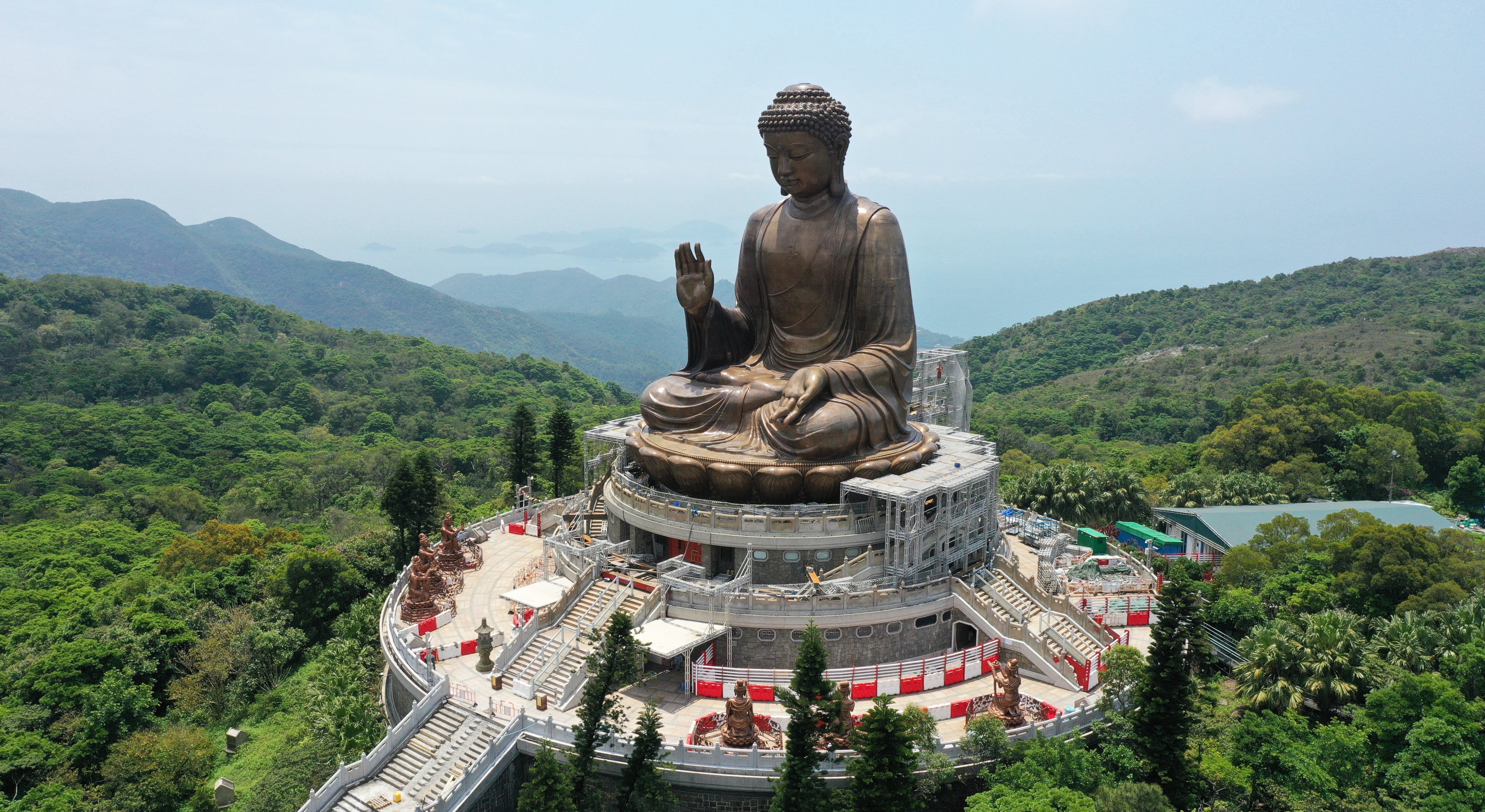 The Big Buddha, located at Ngong Ping, near Po Lin Monastery on Lantau Island ranked among the city’s three most-reviewed spots of all time according to Google Maps. Photo: May Tse