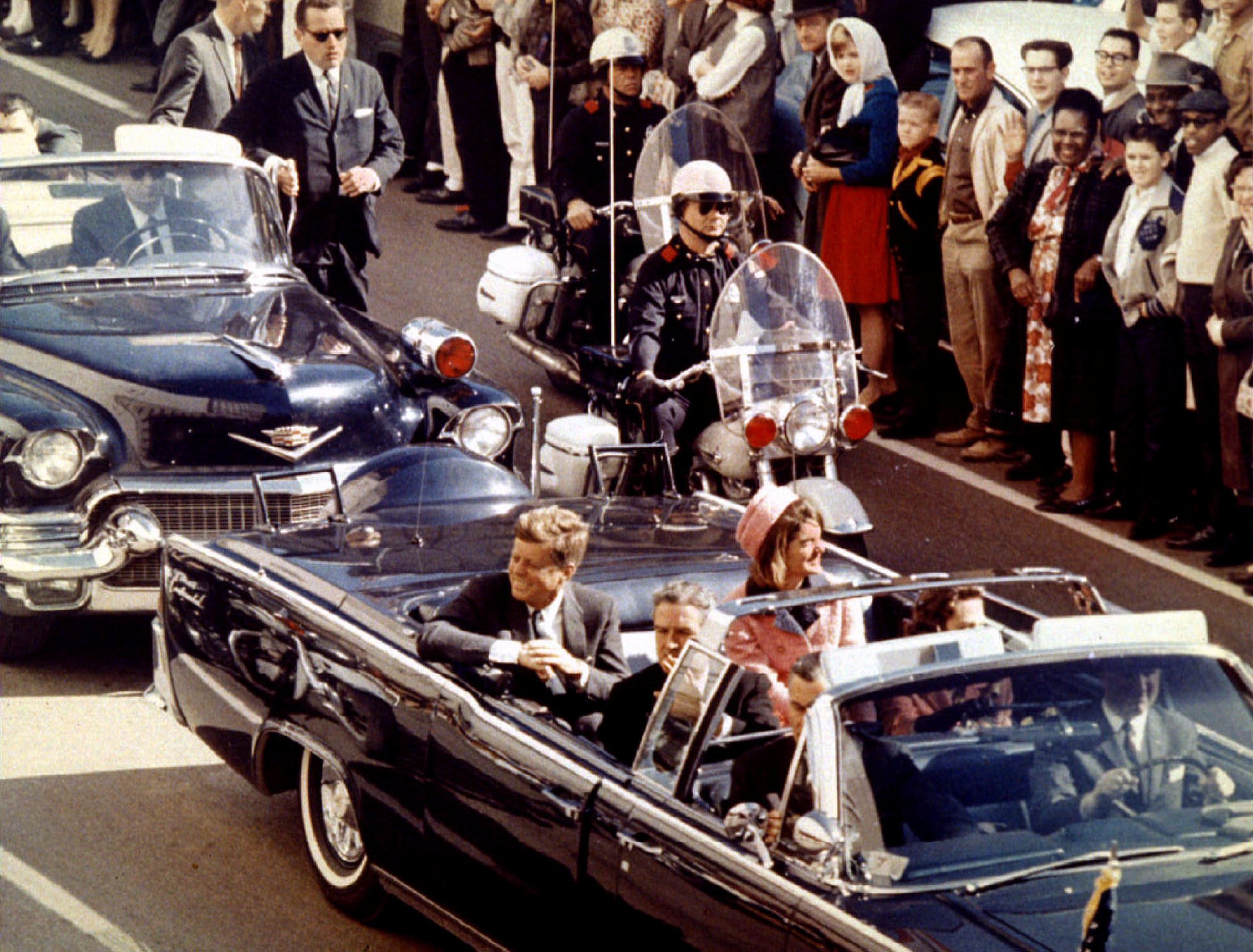 US President John F. Kennedy moments before he was assassinated in Dallas, Texas. File photo: Walt Cisco/Dallas Morning News via Reuters