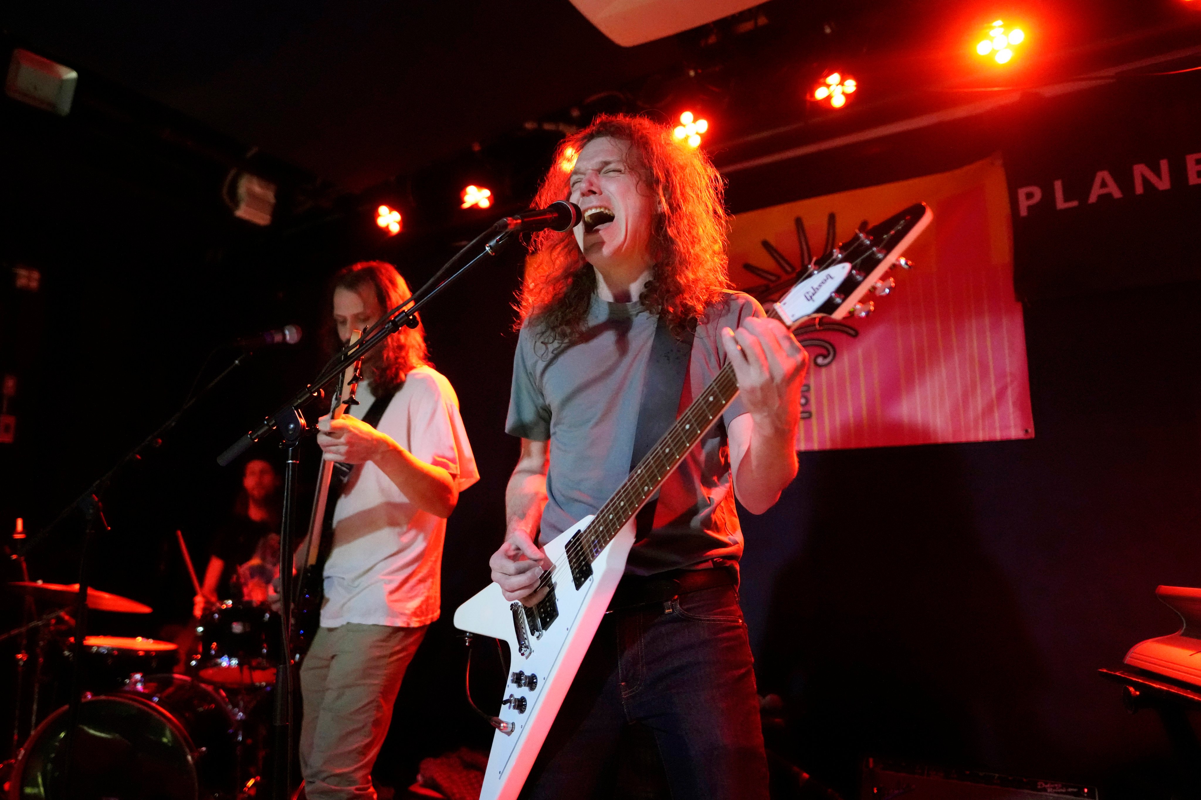 Montreal rock band Fuudge perform at the New Colossus Festival. Photo: Invision/AP