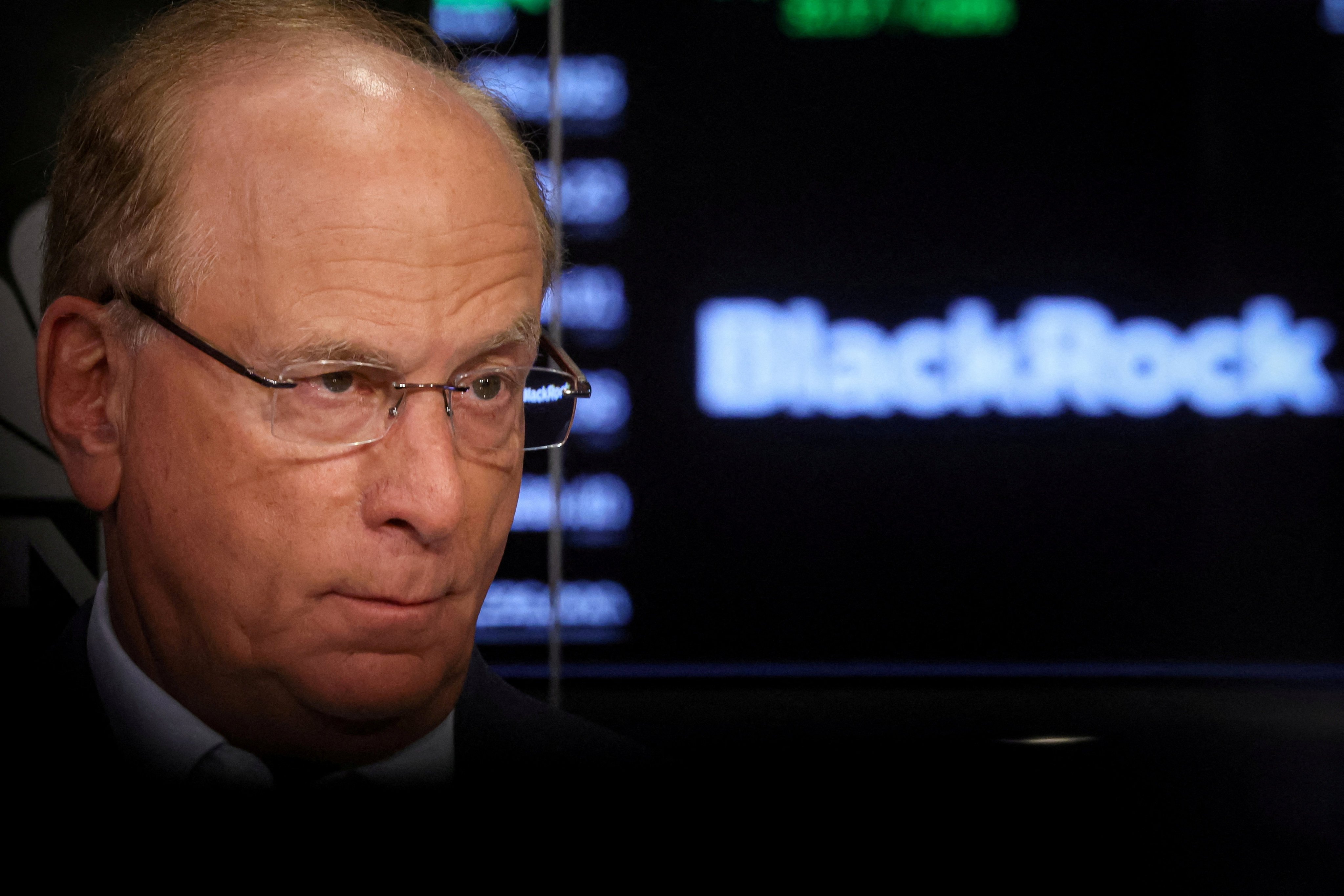 Larry Fink, the chairman and CEO of BlackRock. Photo: Reuters