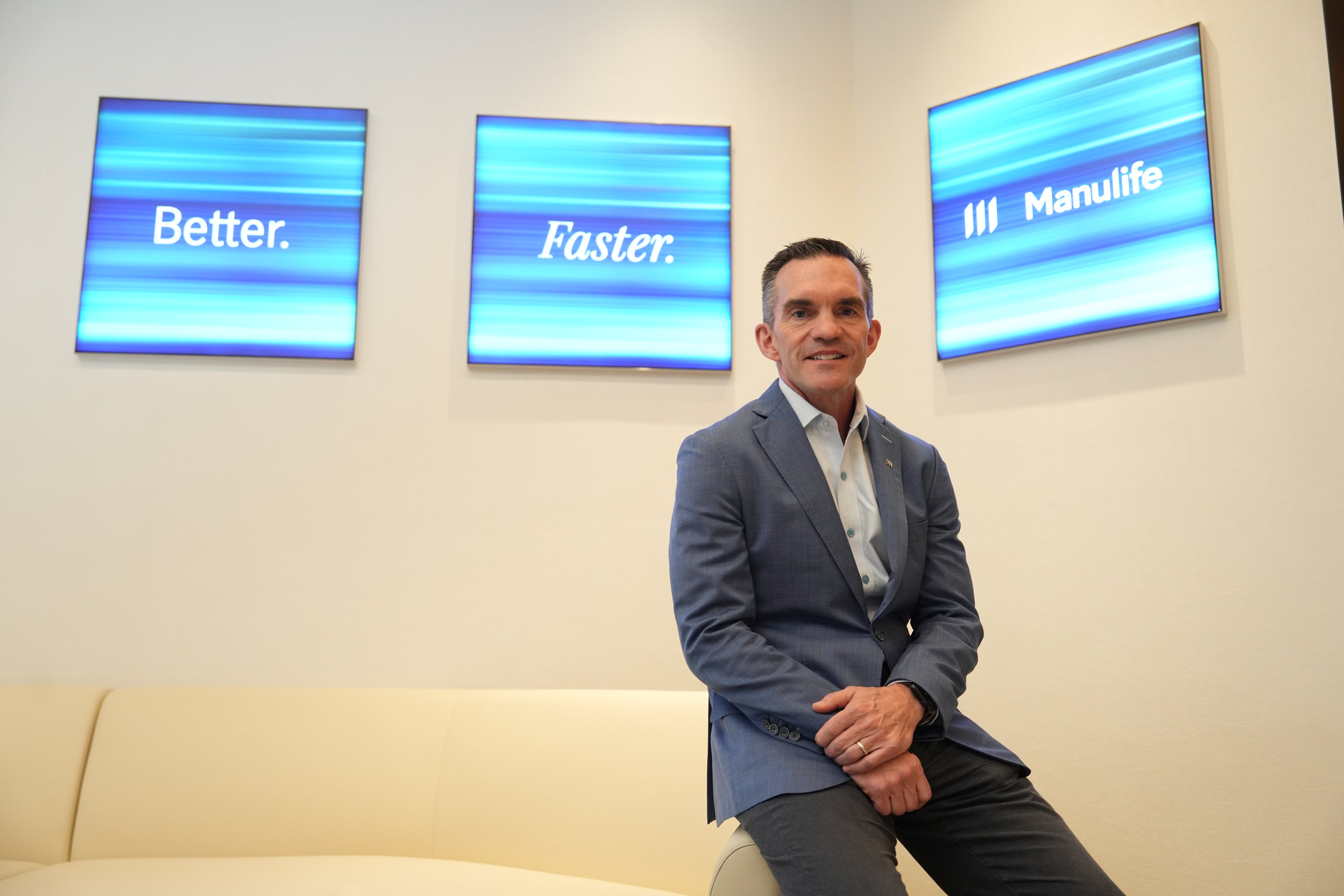 Steve Finch, the incoming president and CEO of Asia at Manulife Tower in Kwun Tong on 18 March 2025. Photo: Sun Yeung