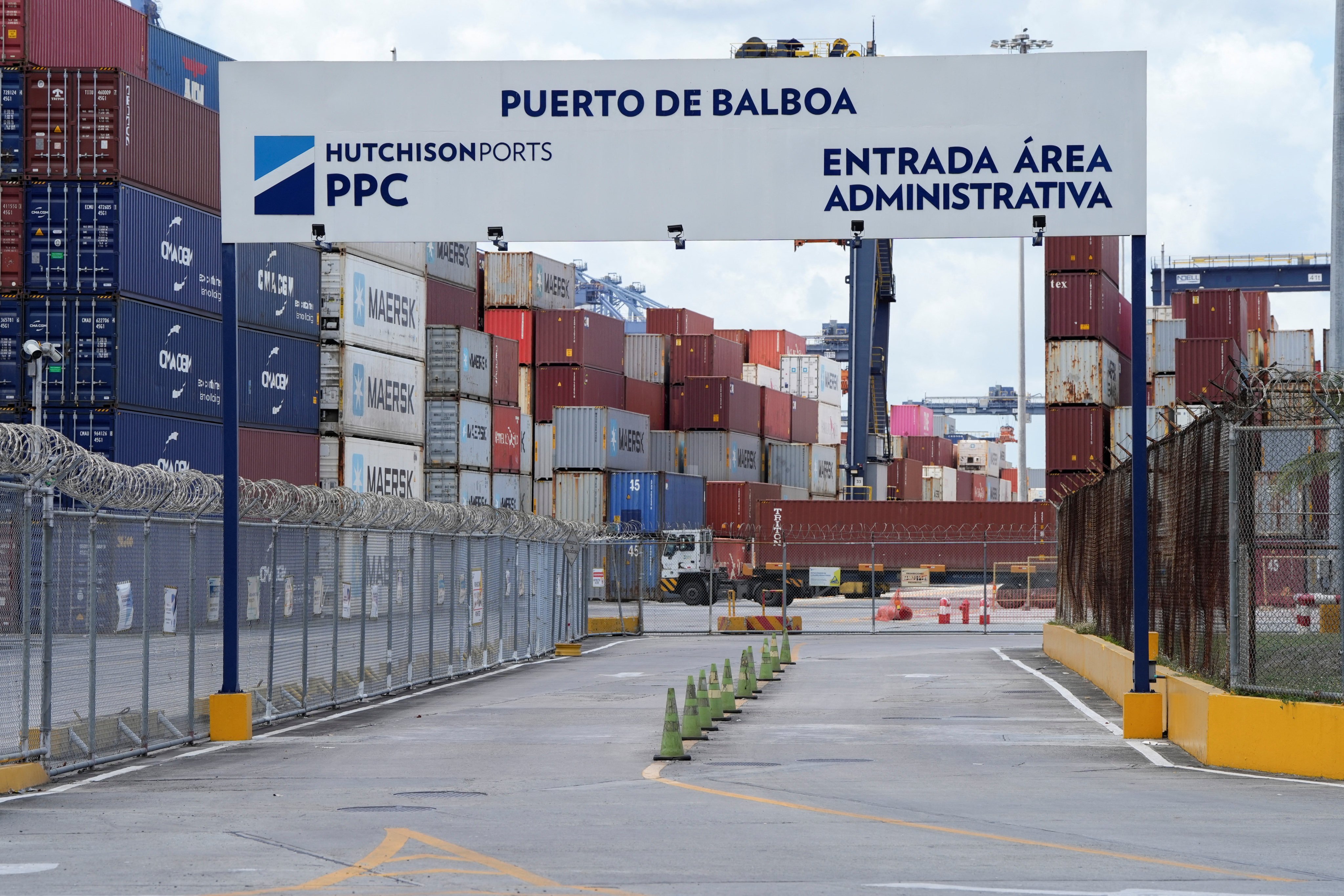 The deal will give the BlackRock-led consortium control of the two ports in the Panama Canal, as well 41 others. Photo: Reuters