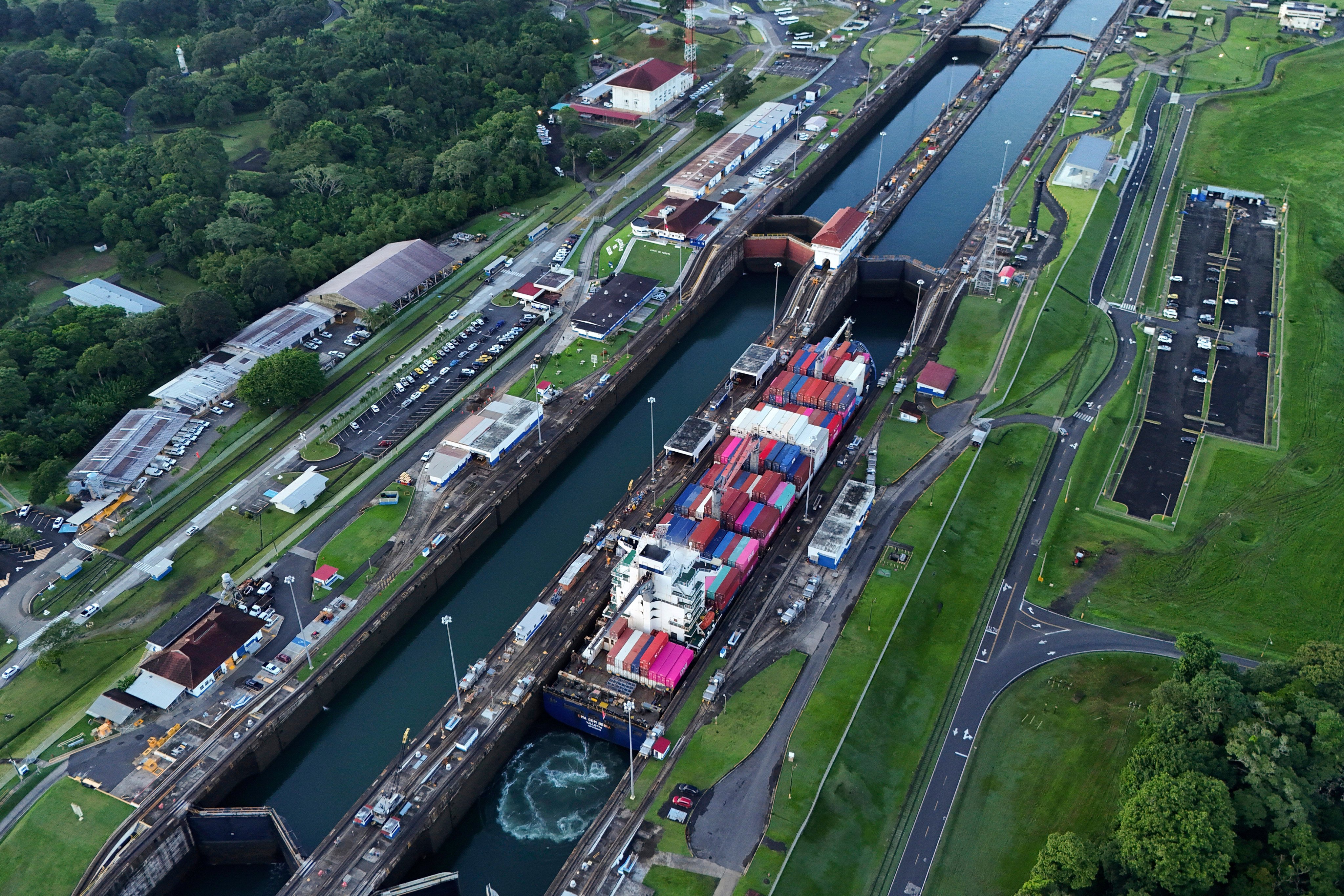 CK Hutchison’s decision to sell its stakes in the Panama Canal ports is facing intense criticism. Photo: AFP