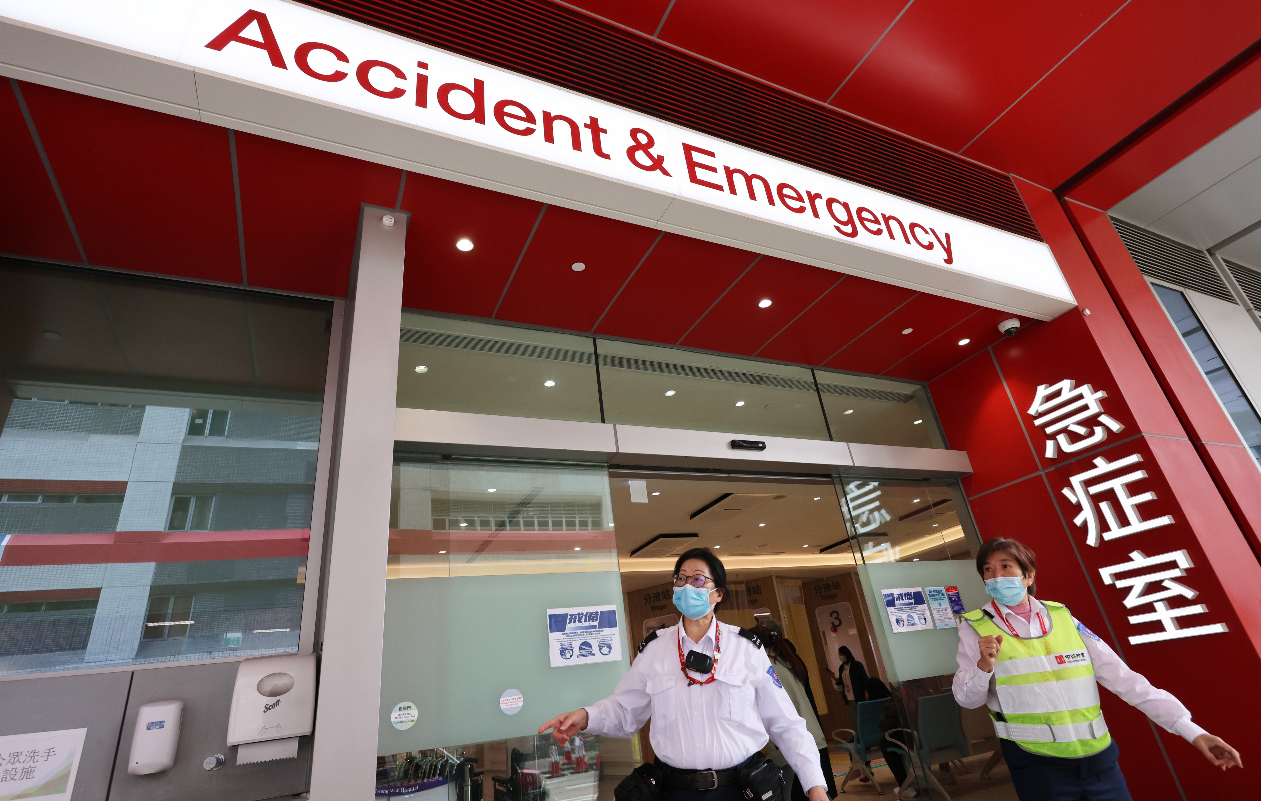 Data has shown that about 55 per cent of the cases attending the A&E departments are classified as semi-urgent or non-urgent, according to a doctor. Photo: Jelly Tse