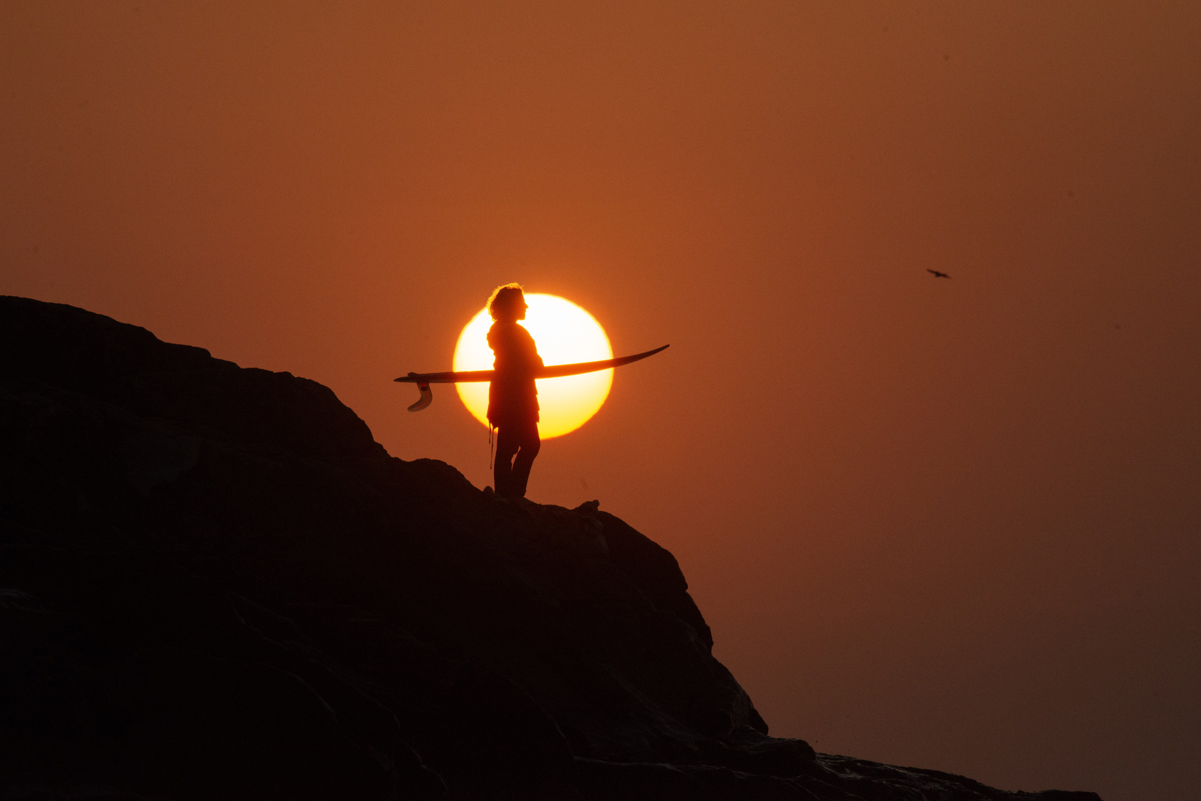 Psychologist and surfer Dr Judith Blaine at Big Wave Bay in Hong Kong. Photo: Antony Dickson