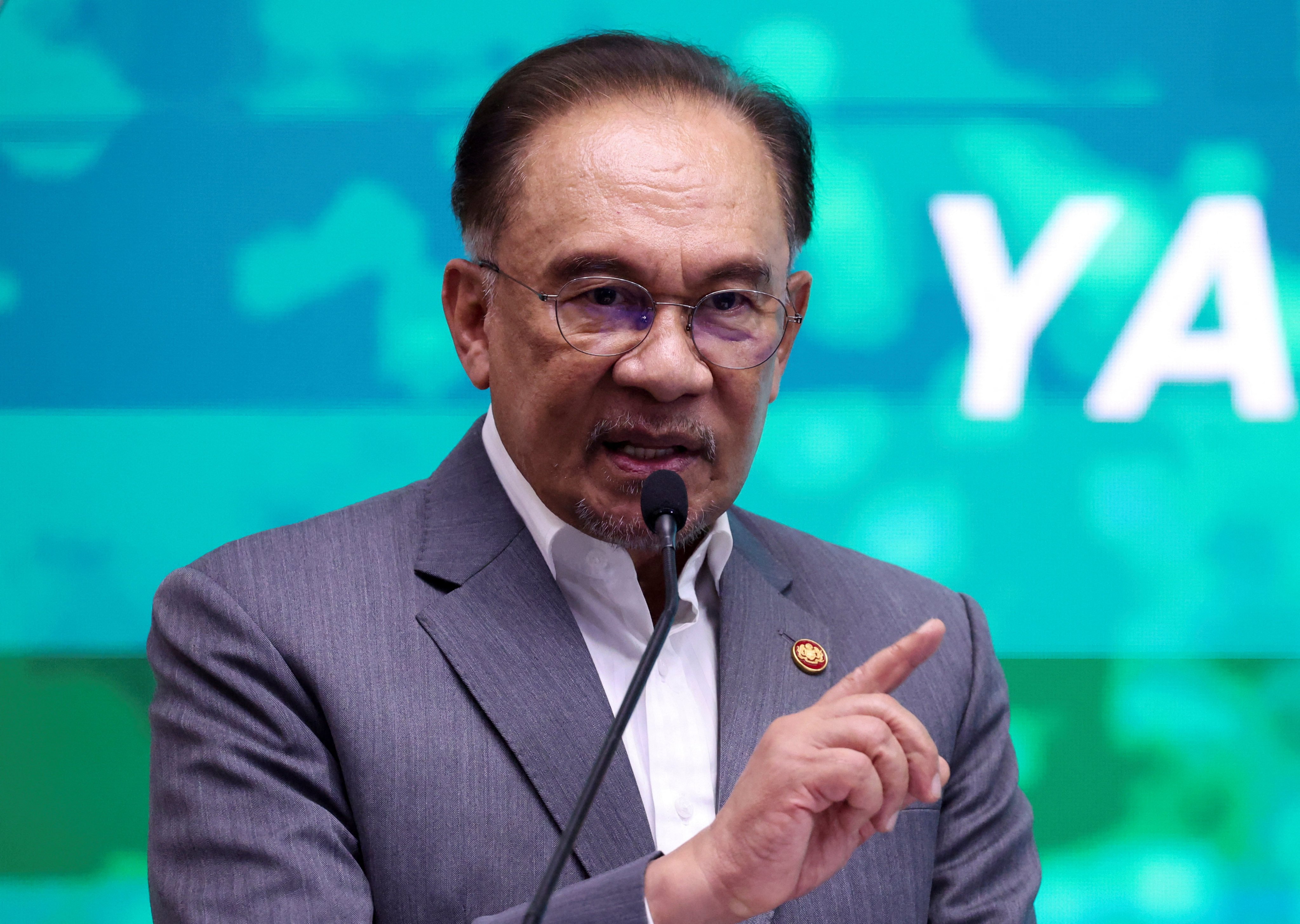 Malaysia’s Prime Minister Anwar Ibrahim said he refused to provide a ransom to hackers over a cyberattack at the Kuala Lumpur airport. Photo: Reuters