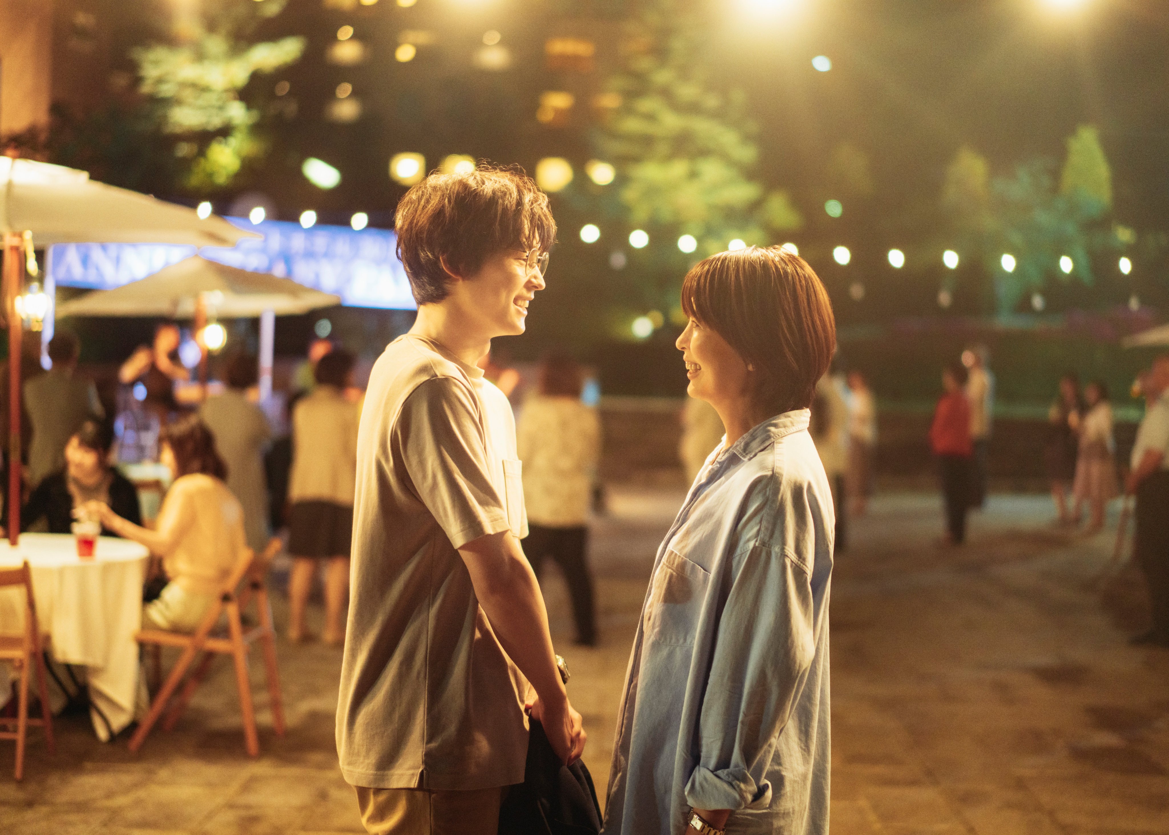 Hokuto Matsumura as Kakeru (left) and Takako Matsu as Kanna in a still from 1st Kiss.