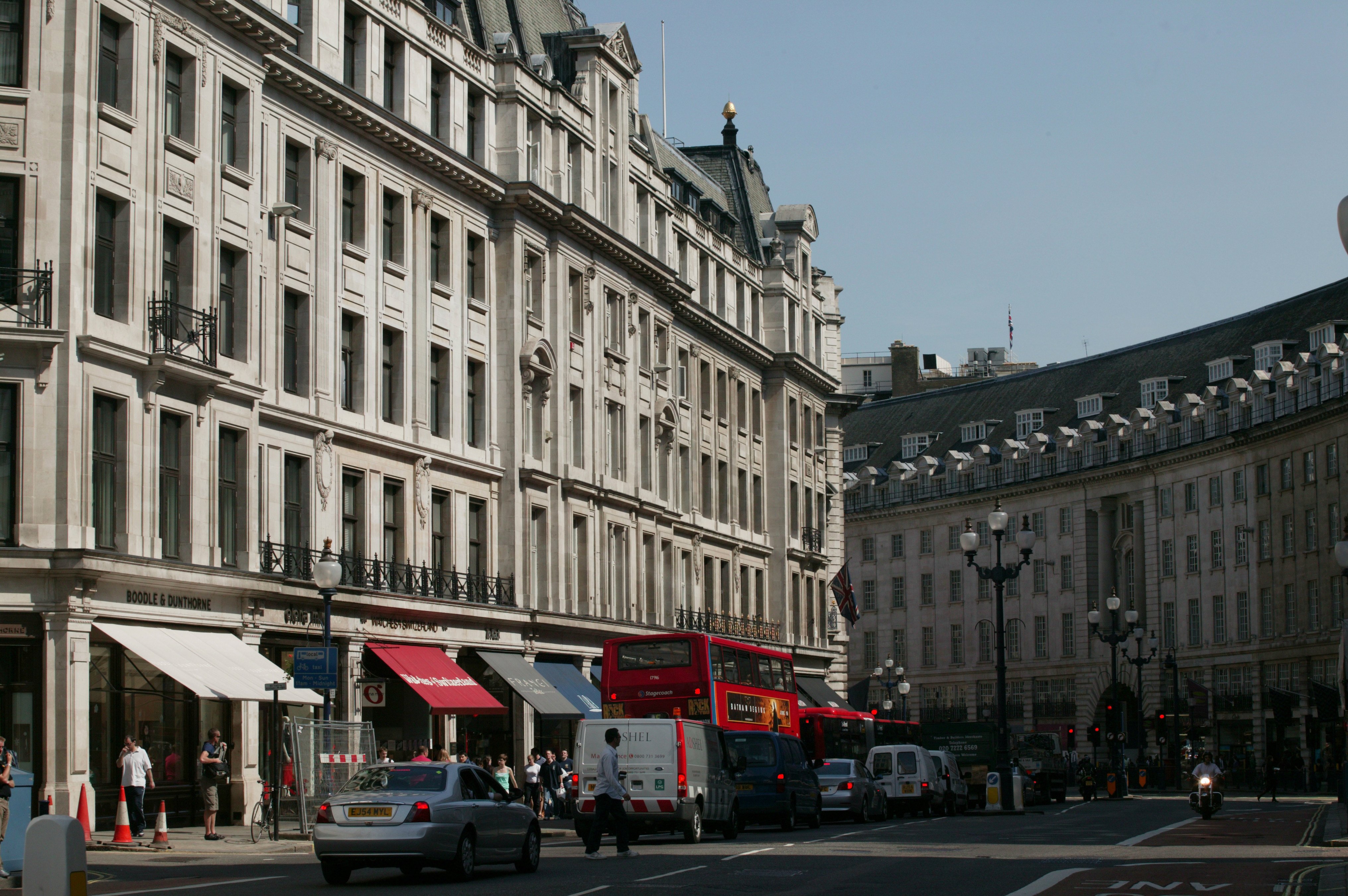 Regent Street (above) in London is going to be transformed into a pedestrianised entertainment destination. Photo: SCMP