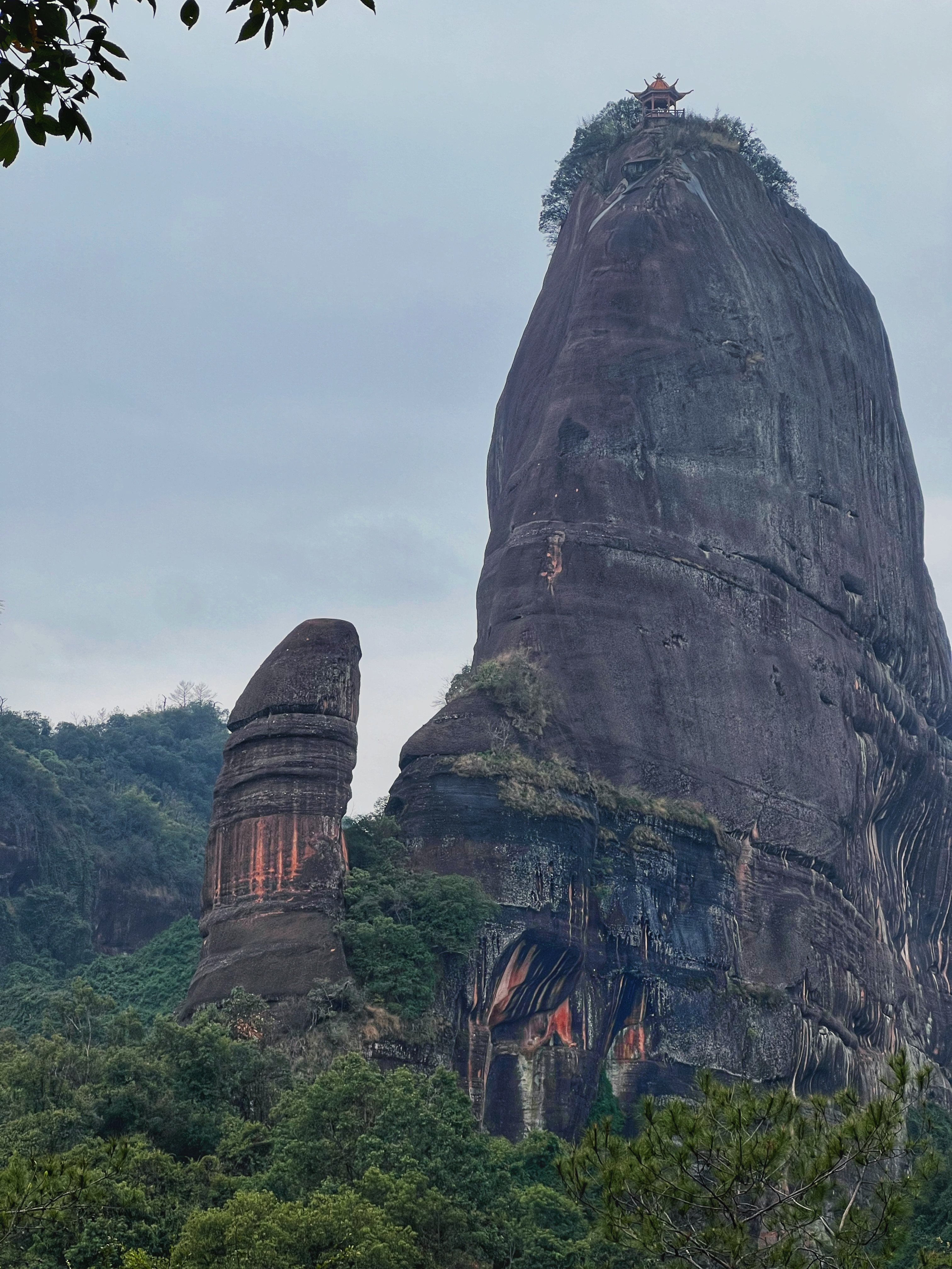 “Male Stone” at Danxia Shan, is among the park’s most popular features. Photo: Xinyi Wu
