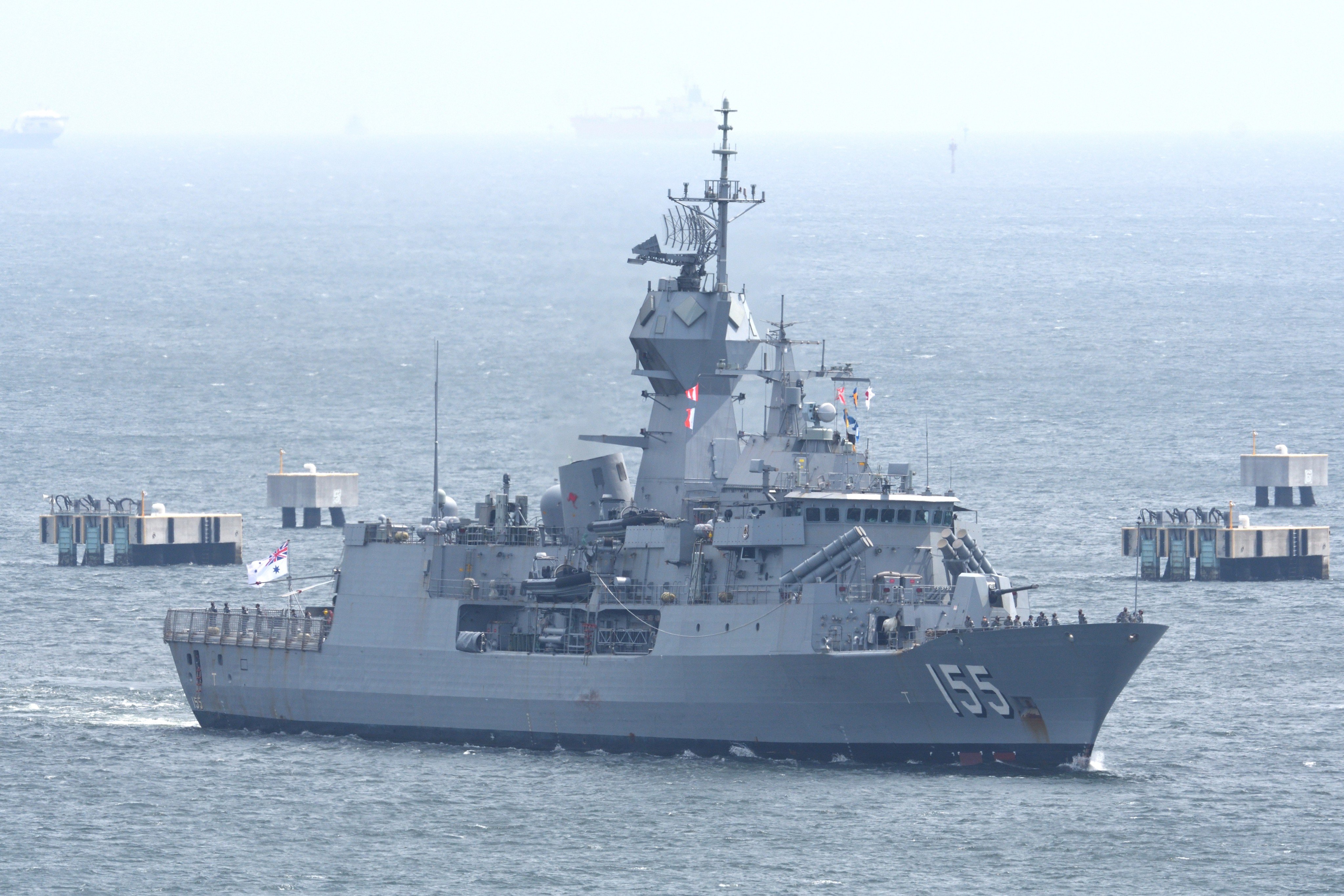 HMAS Parramatta, and Anzac-class frigate of the Royal Australian Navy. Photo: Shutterstock