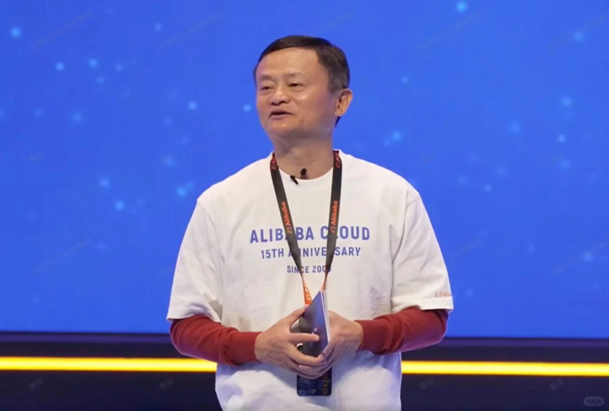 Alibaba founder Jack Ma delivered a speech to employees of the cloud unit in Hangzhou on Thursday. Photo: Handout Alibaba founder Jack Ma delivered a speech to employees of the cloud unit in Hangzhou on Thursday. Photo: Handout