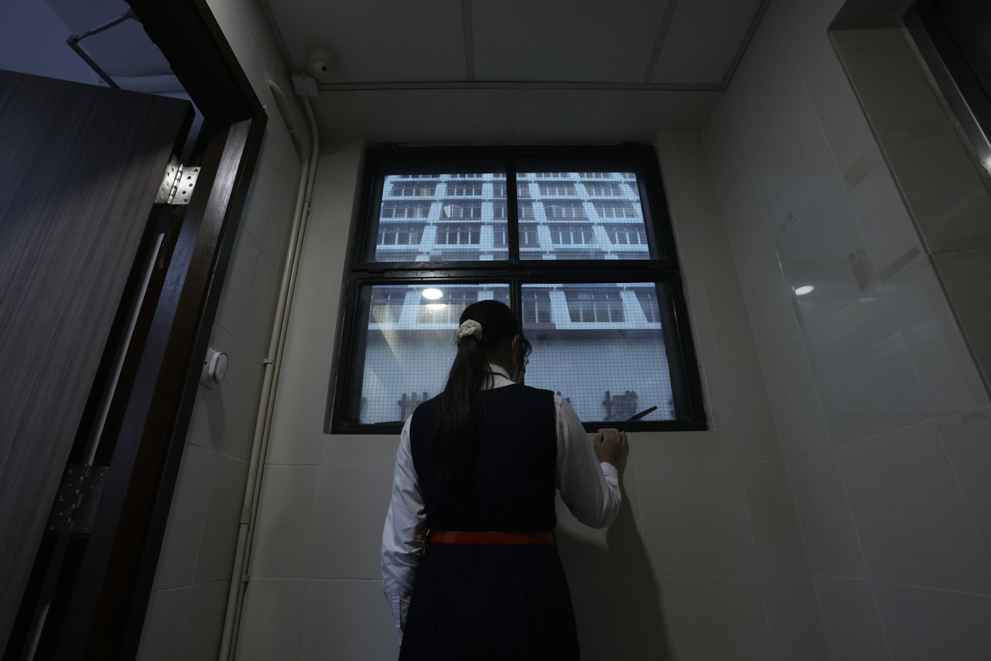 Sarah says she now has the opportunity to build stronger connections with her classmates. Photo: Jonathan Wong Sarah says she now has the opportunity to build stronger connections with her classmates. Photo: Jonathan Wong