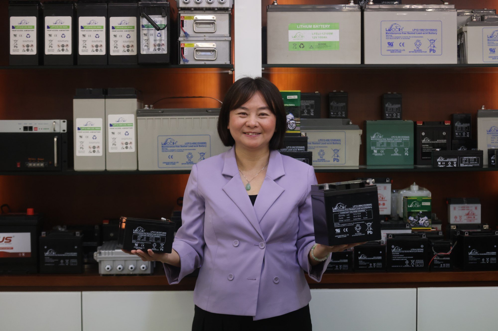 Leoch International Technology executive director and chief investment officer Helen Hong Yu says sales will expand by 20 to 30 per cent this year. Photo: Jonathan Wong Leoch International Technology executive director and chief investment officer Helen Hong Yu says sales will expand by 20 to 30 per cent this year. Photo: Jonathan Wong
