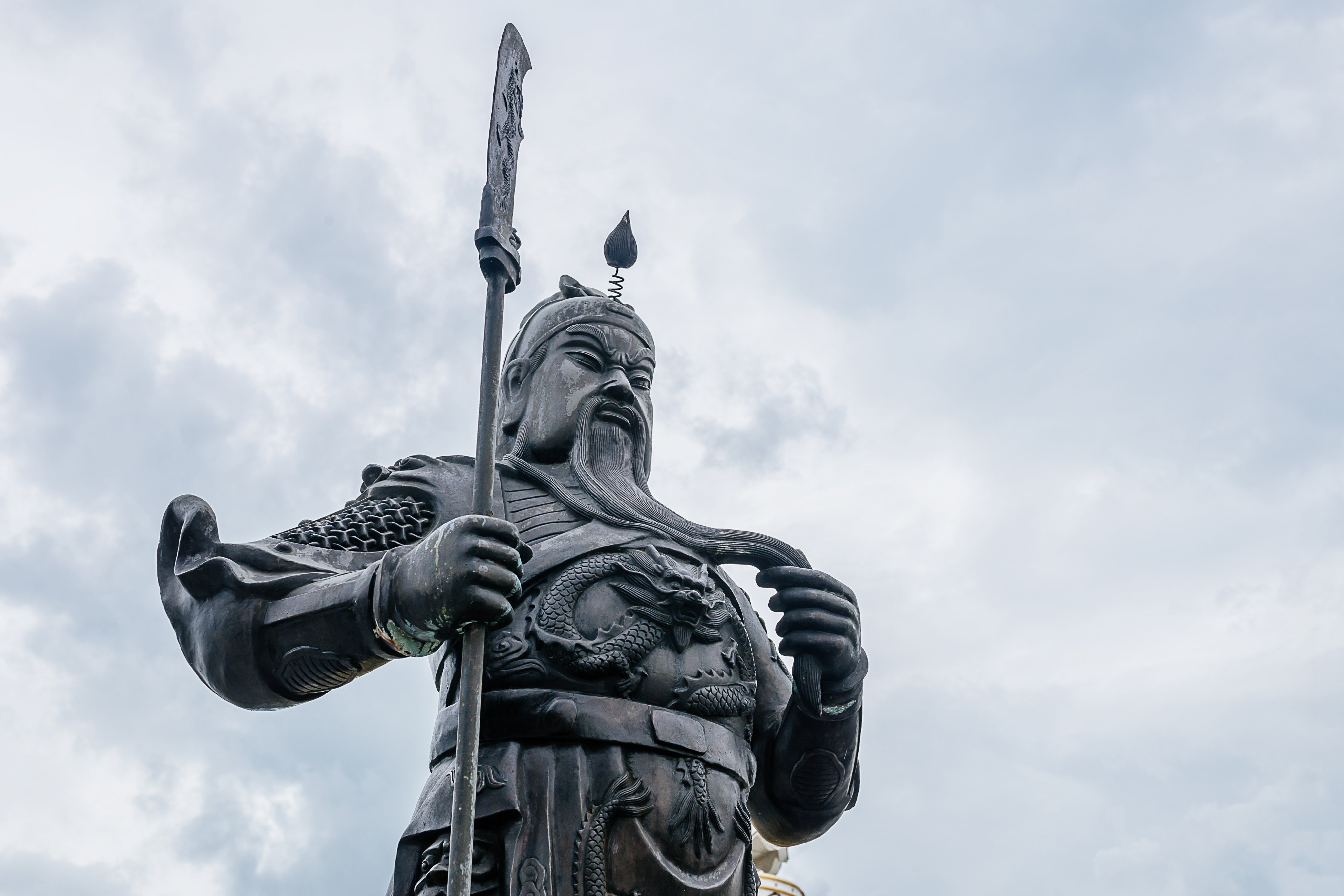 A statue of Lord Guan, or Guan Yu, in Thailand. Worshipped by many Chinese, his image adorns homes, restaurants, gambling dens and police stations in Hong Kong and elsewhere. Photo: Shutterstock