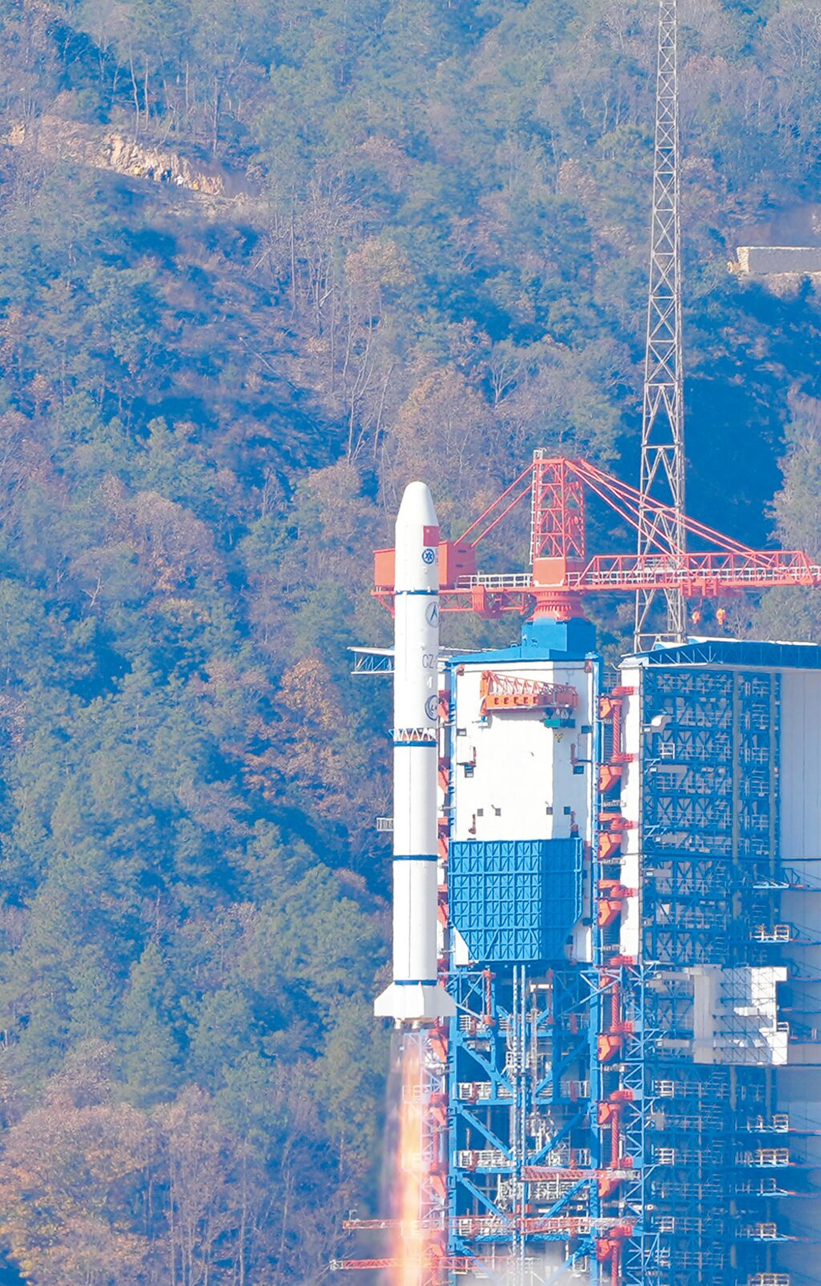 A Long March 2C rocket lifted off with satellites DRO-A and DRO-B from Xichang Satellite Centre in March last year but they failed to reach a planned orbit on their way to the moon Photo: Xinhua