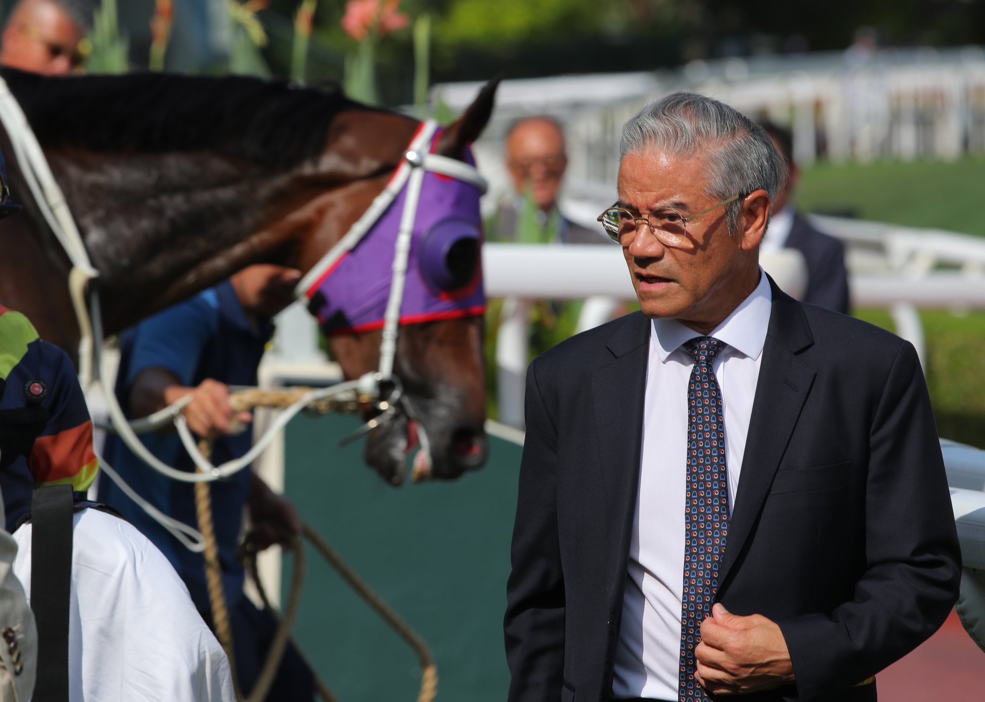 Trainer Tony Cruz with Californiatotality after Sunday’s win.