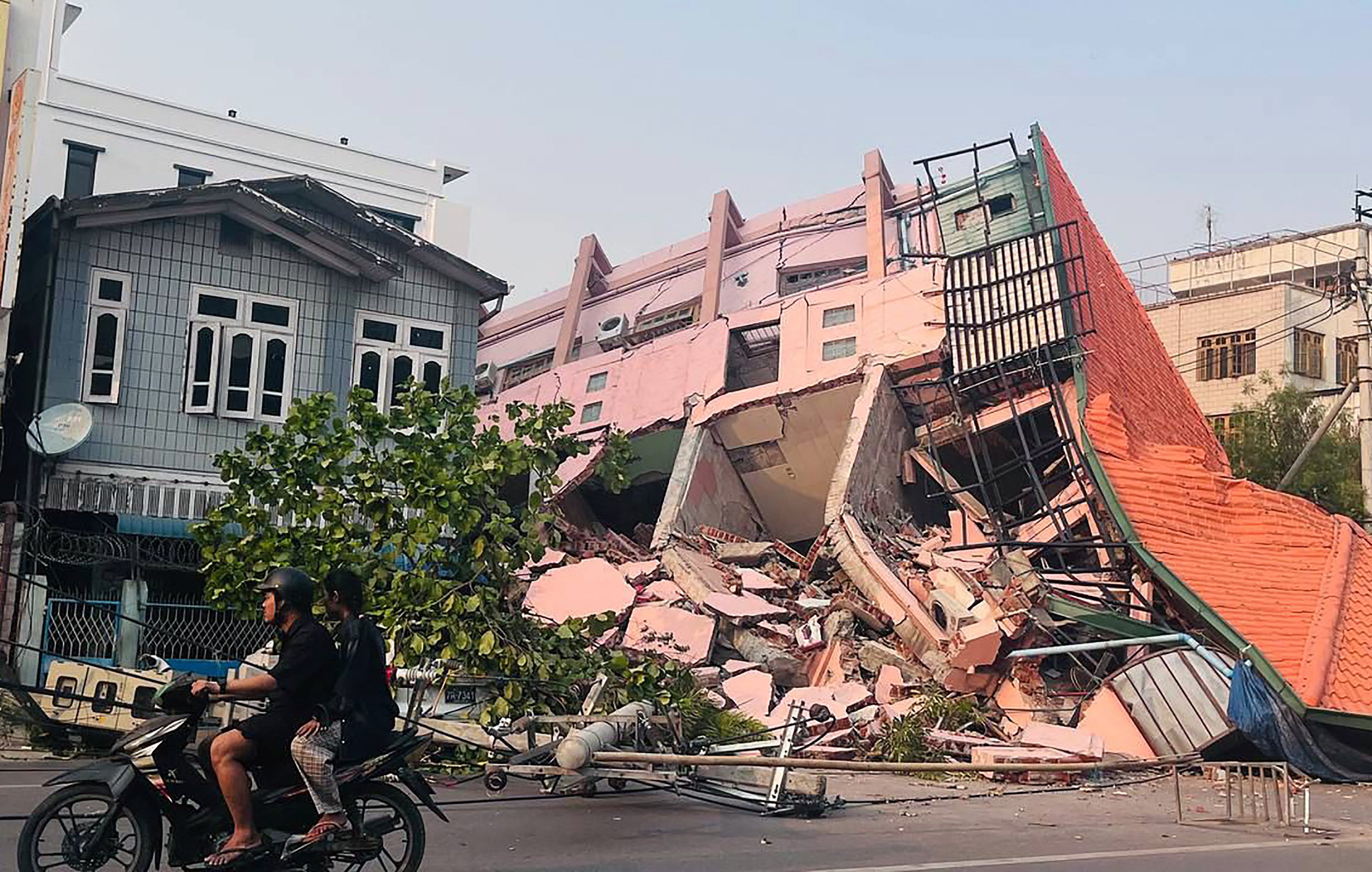 More than 60,000 students in Myanmar must retake their university entrance exams after their answer sheets were destroyed in an earthquake-induced fire. Photo: TNS