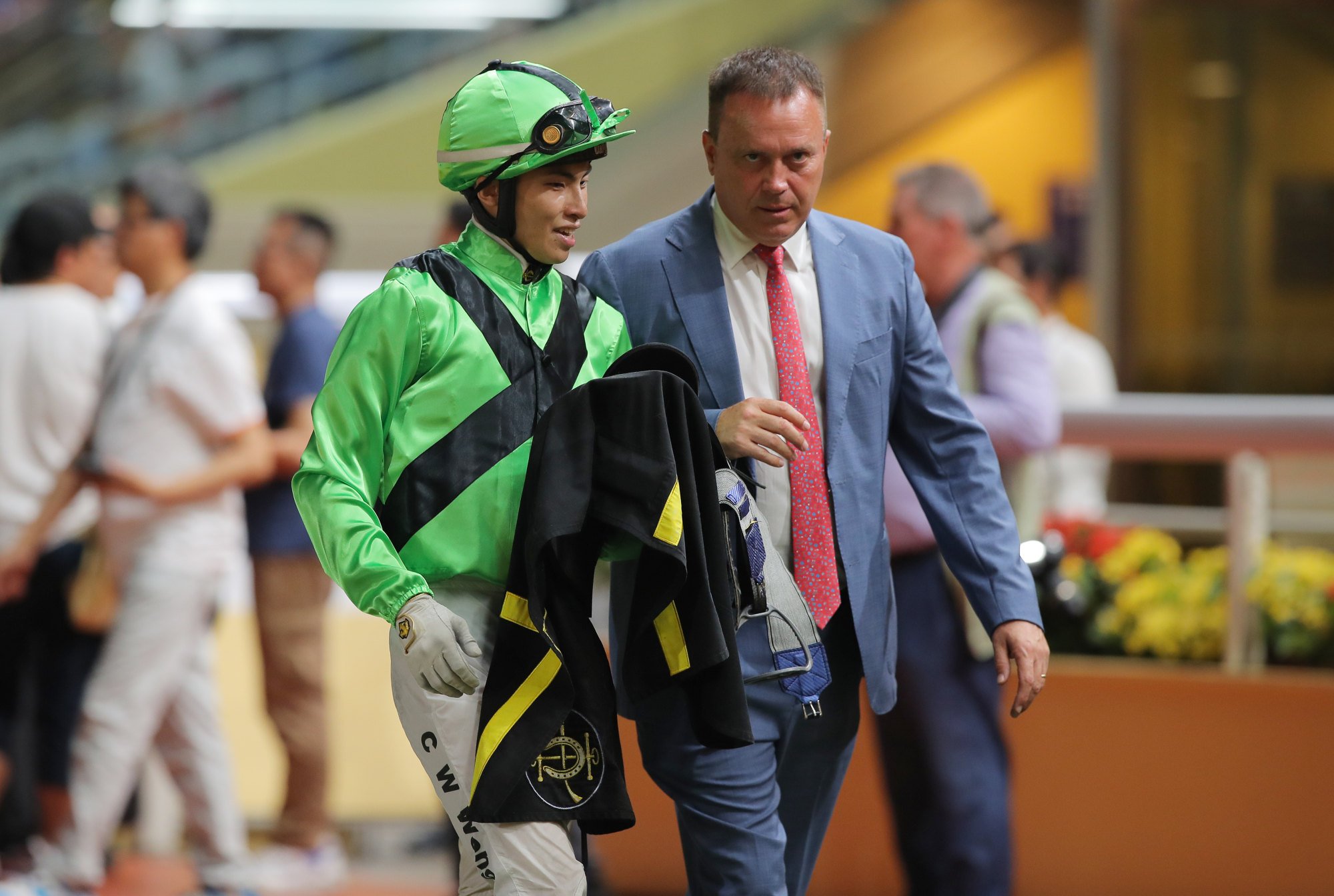 Apprentice Ellis Wong and trainer Caspar Fownes combine for a double at the Valley.
