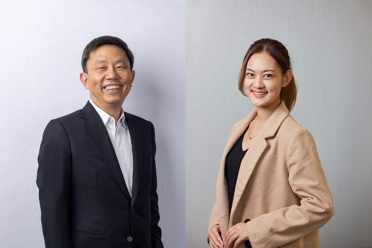 Hong Kong has played an important role in the personal and professional development of both Huynh Thanh Phong (left), CEO of FWD Group, and Chananchida Choochua, a Belt and Road Scholarship recipient.