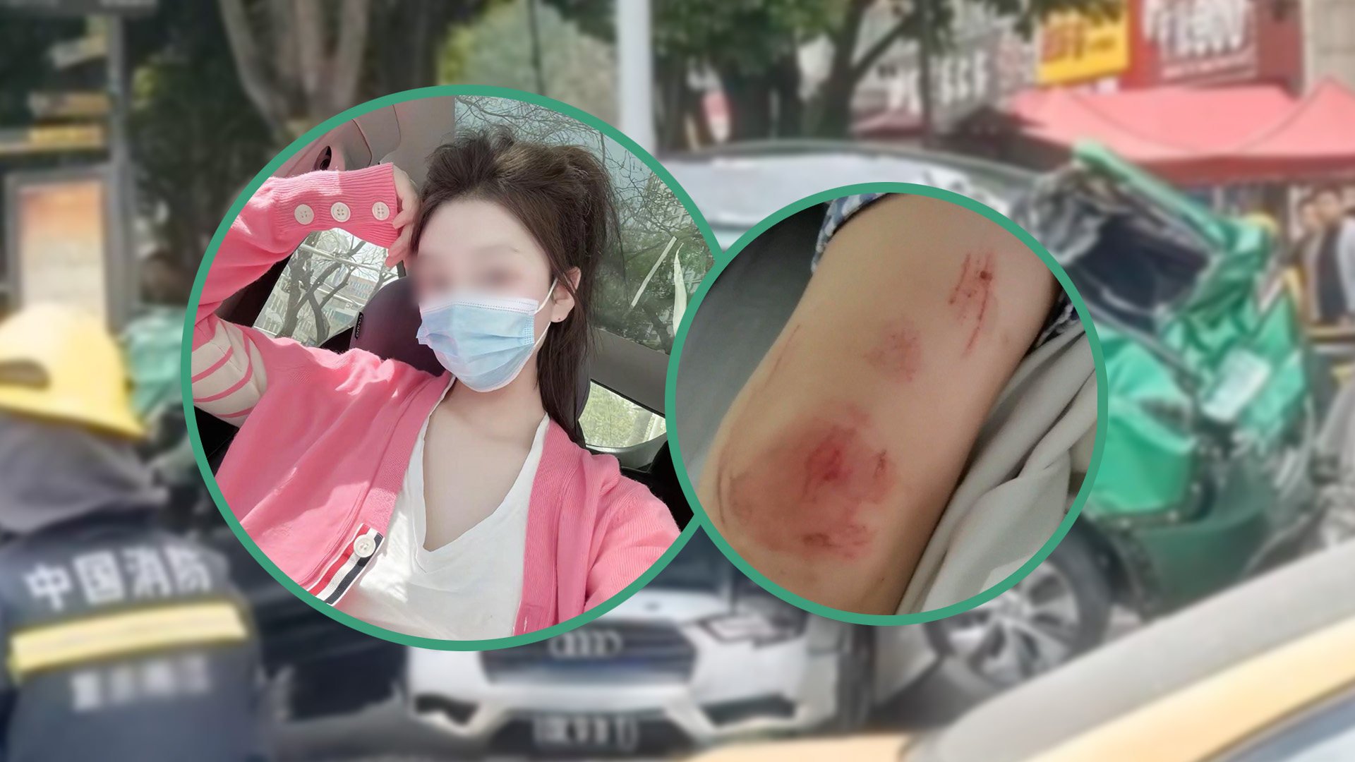 A woman in China who suffered abuse at the hands of her husband has been jailed for 11 years for killing him after he pulled a knife on her. Photo: SCMP composite/Douyin
