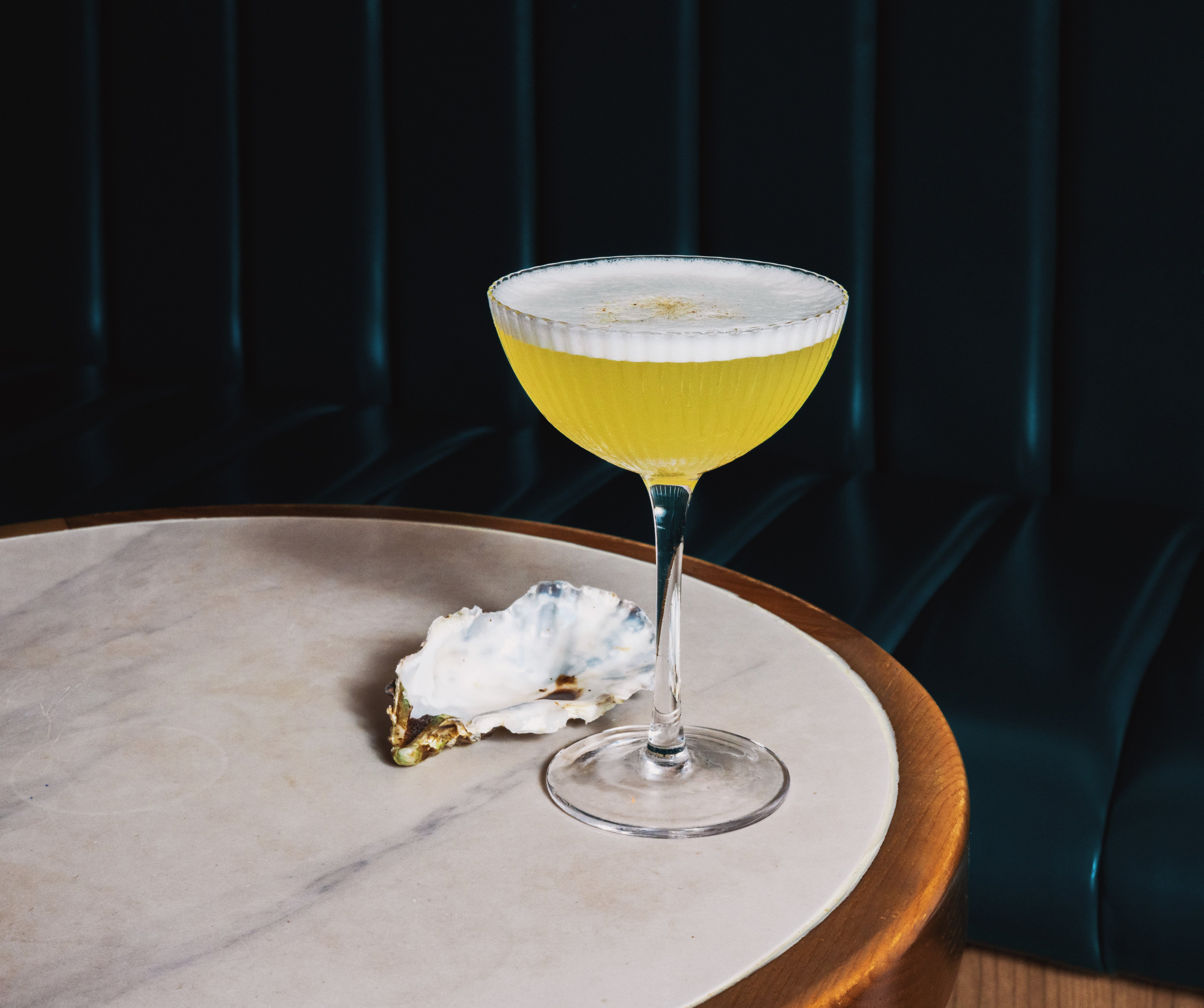 Socio’s Oyster Shell cocktail aims to reduce waste and tantalise your tastebuds. Photo: Jocelyn Tam
