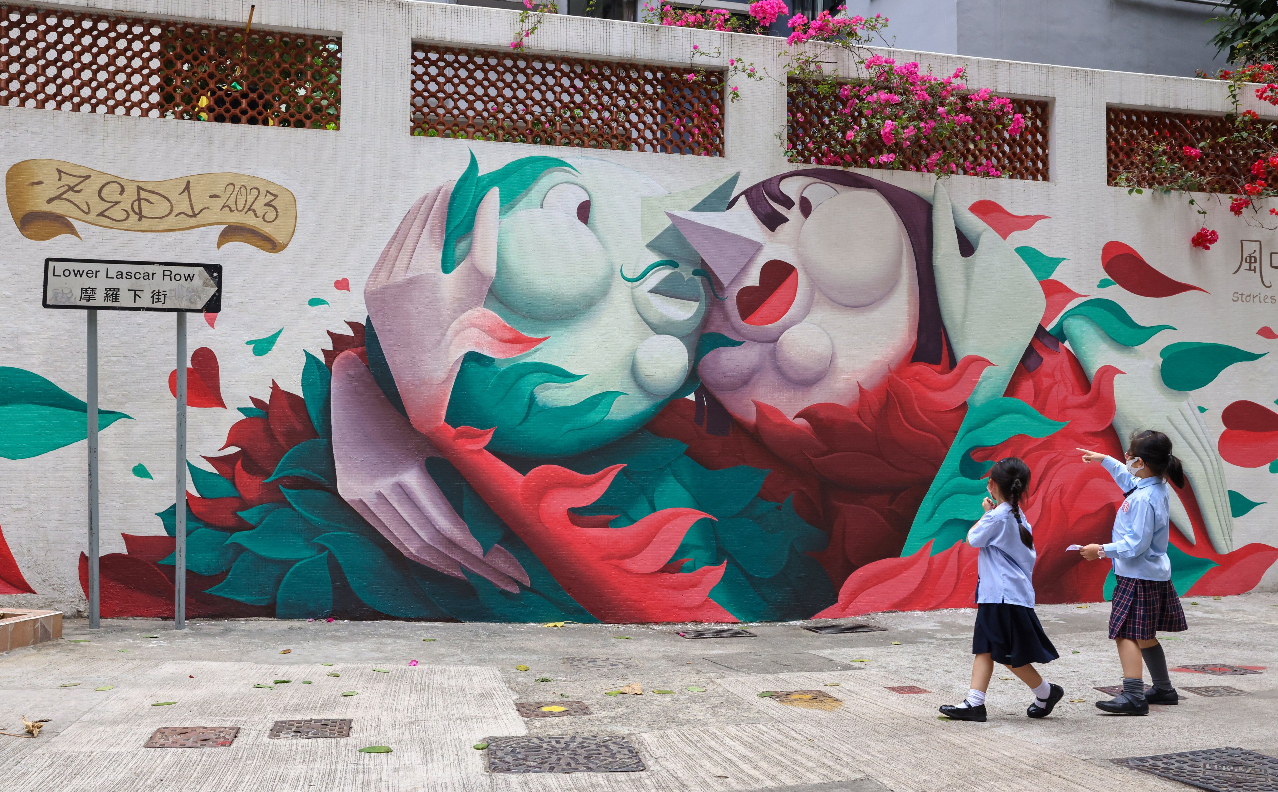 Street art is becoming increasing popular in Hong Kong. Photo: K. Y. Cheng