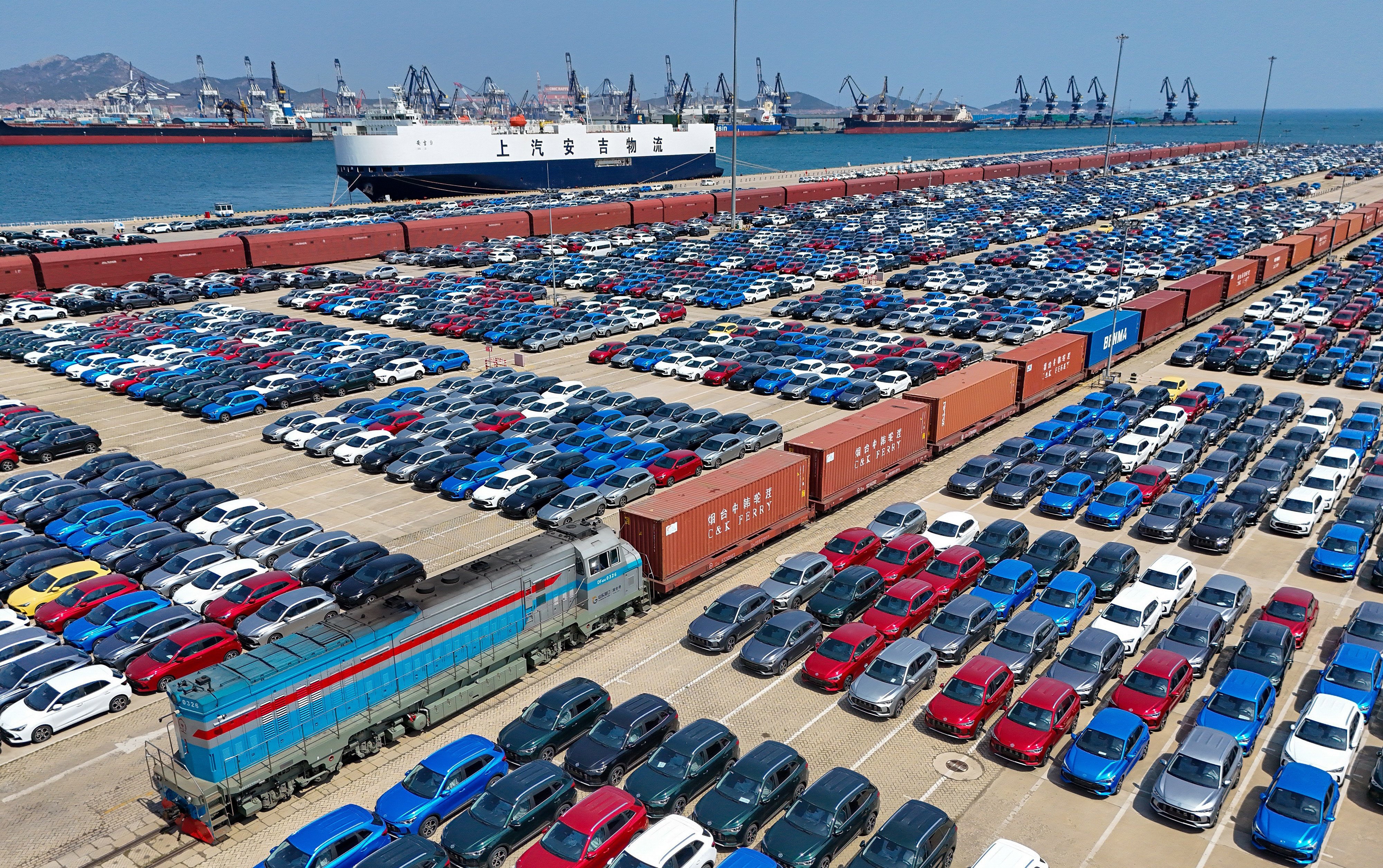 Yantai Port in the eastern Chinese province of Shandong. Beijing came under fire at a WTO meeting in Geneva on Tuesday for what a US-led group claimed were disruptive trade practices. Photo: Xinhua