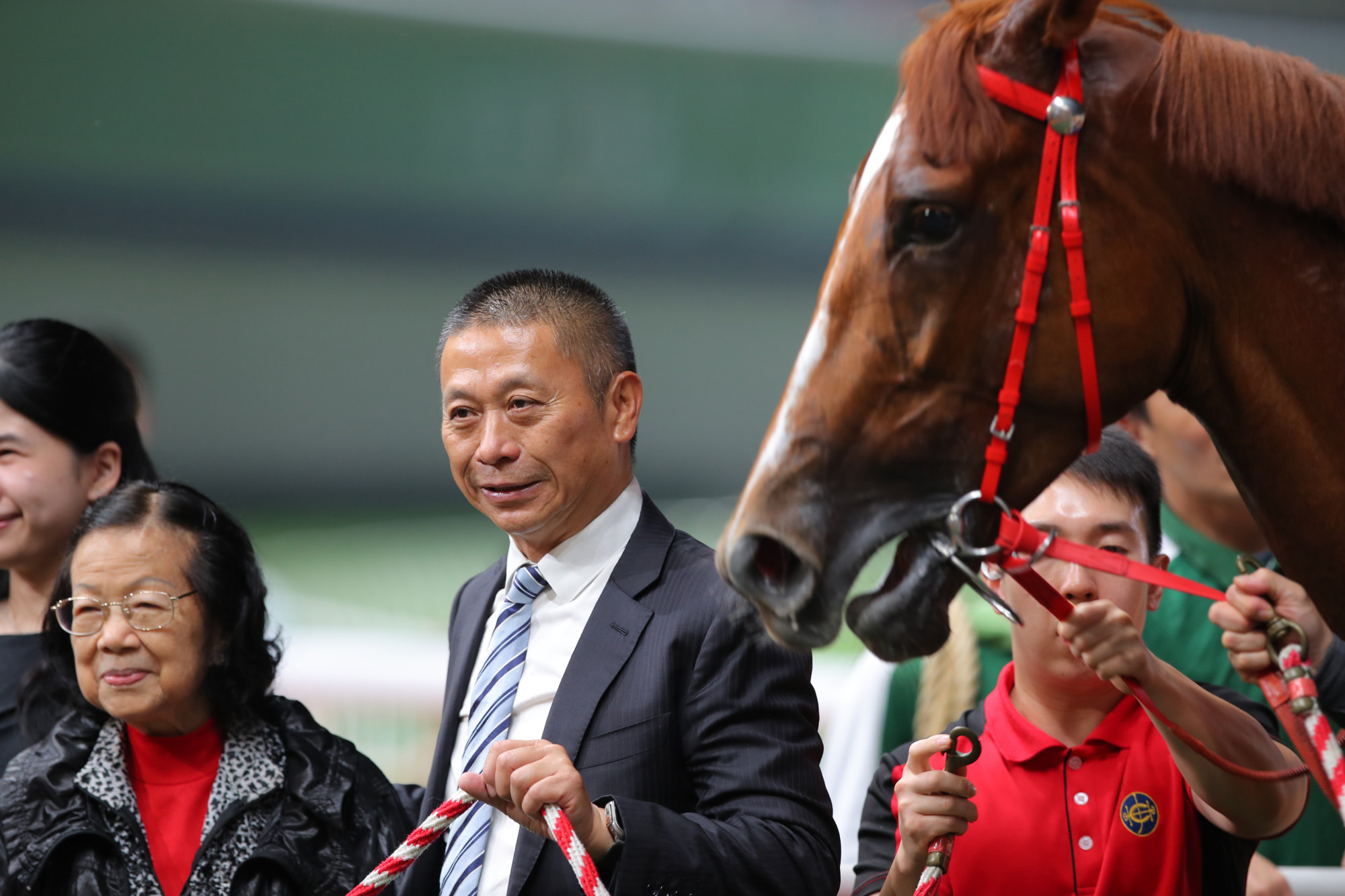 Danny Shum is all smiles after Harmony Galaxy’s win.